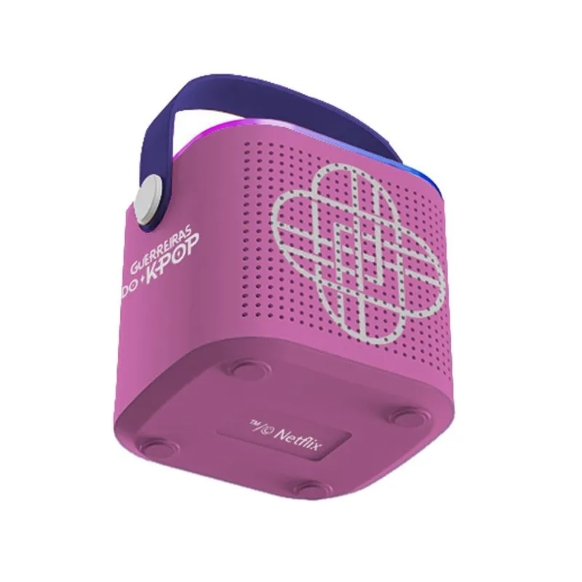 Caixa de Som Bluetooth Karaokê Infantil Guerreiras do K-Pop Candide - 78075