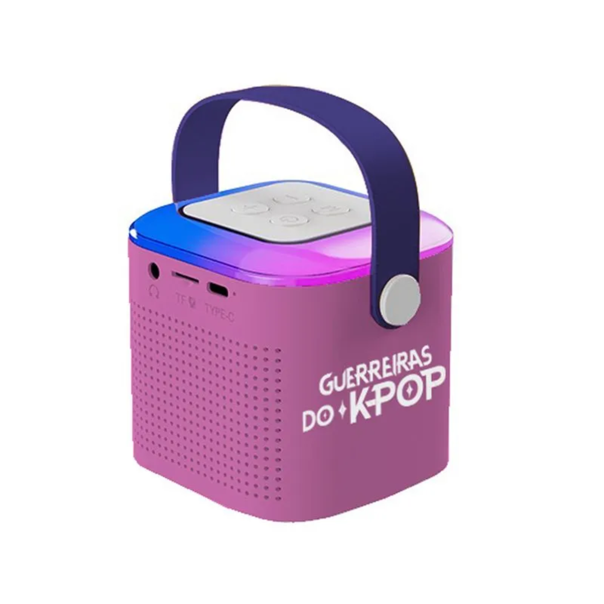 Caixa de Som Bluetooth Karaokê Infantil Guerreiras do K-Pop Candide - 78075