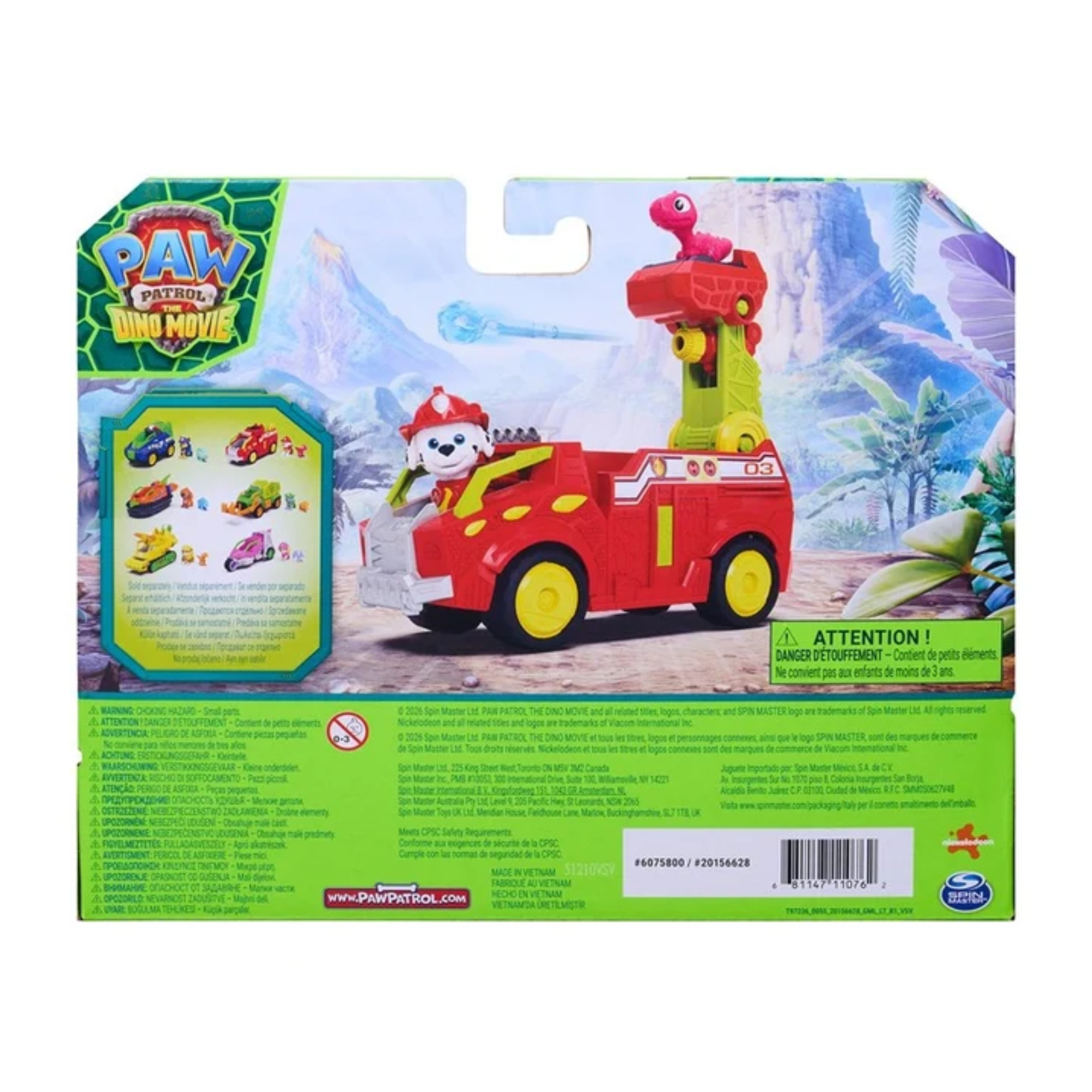Carrinho Marshall Patrulha Canina Dino Rescue Fire Sunny - 004875