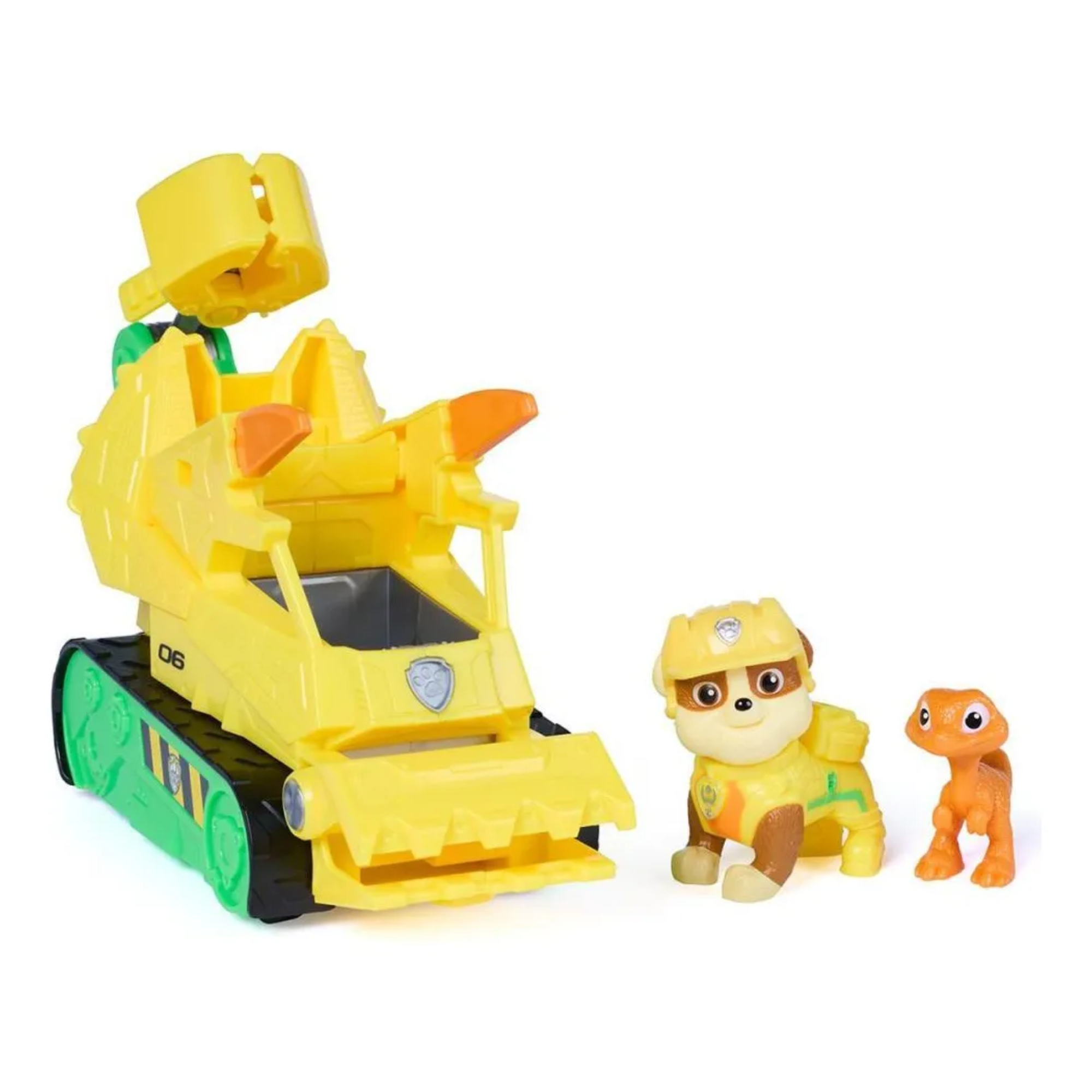 Boneco E Personagem Patrulha Canina Rubble Dino Sunny - 004877