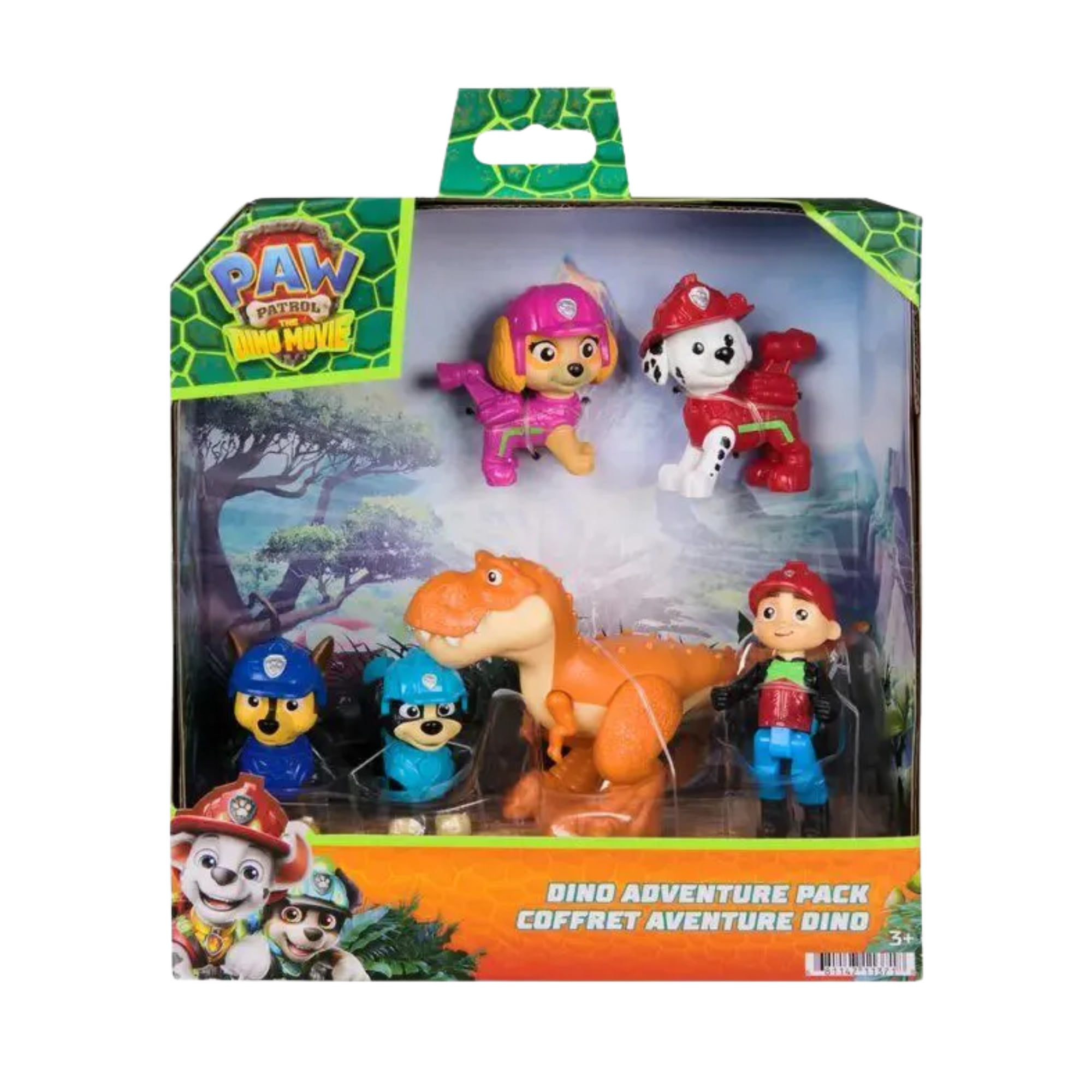 Conjunto 6 Figuras Patrulha Canina Aventura Dino Sunny - 005243