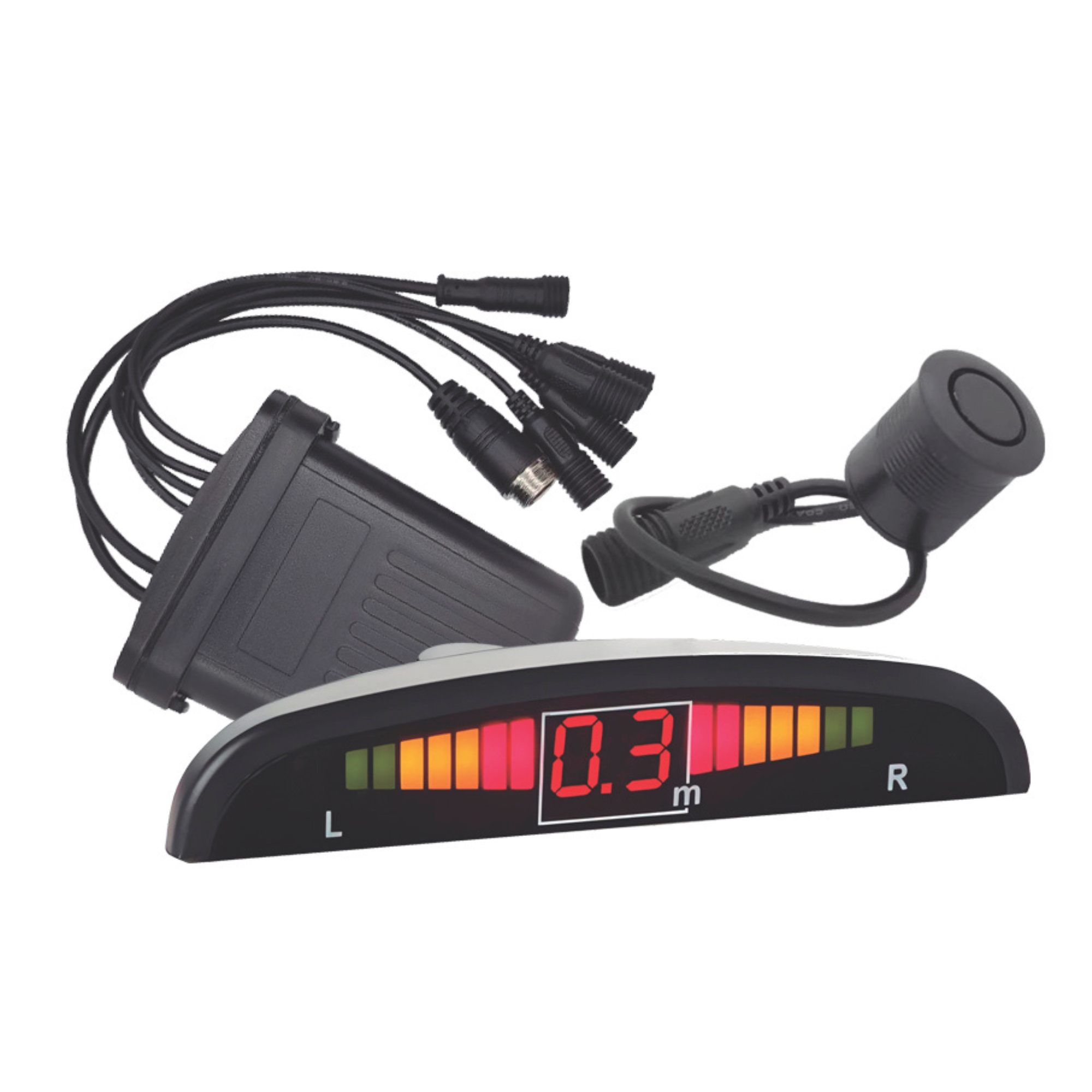 Sensor de Estacionamento 24V Preto Pro Line Roadstar - RS24V8PBR MI