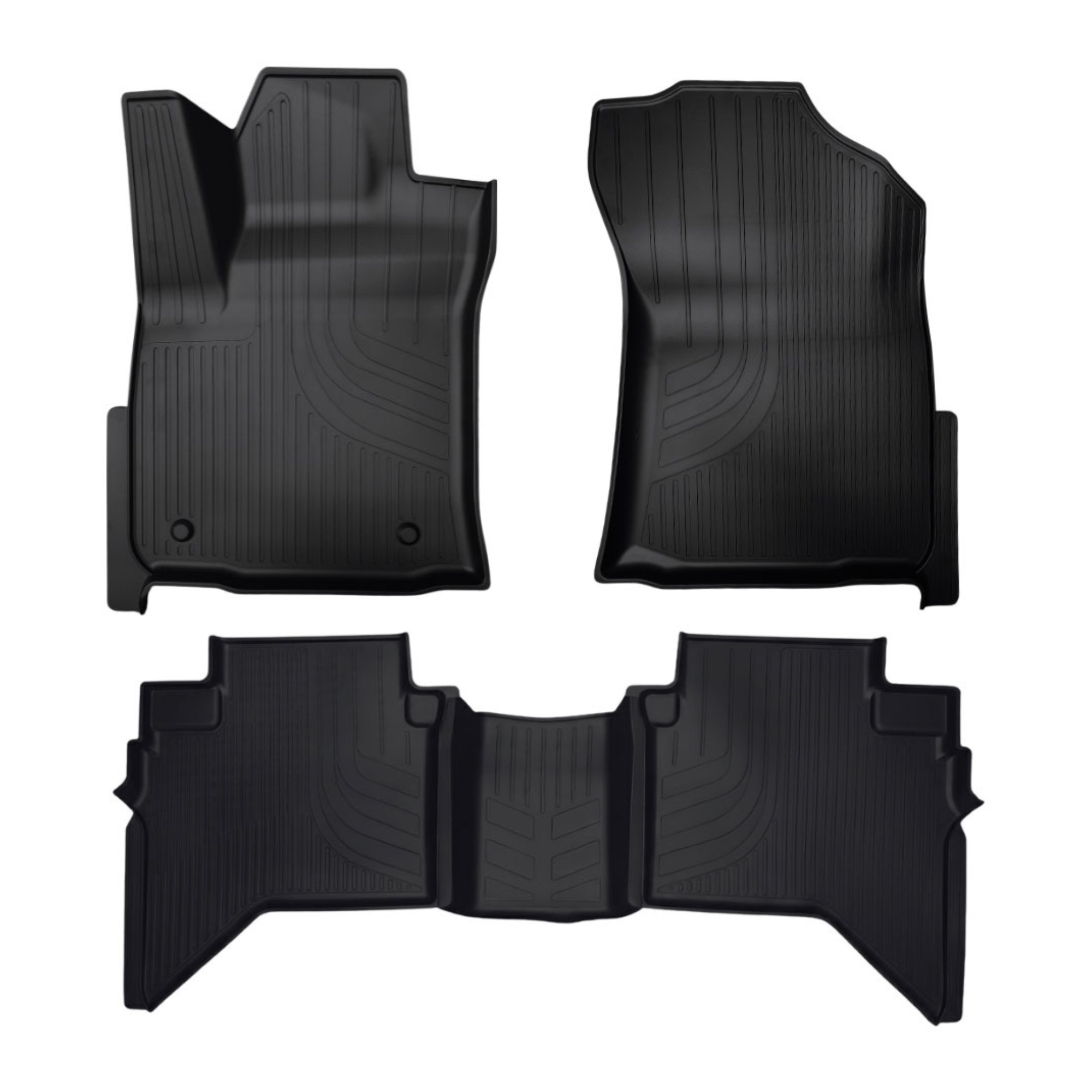 Tapete tipo Bandeja 4P Adaptável Hilux Cabine Dupla 2025/2026 5 peças Grid - TB13007