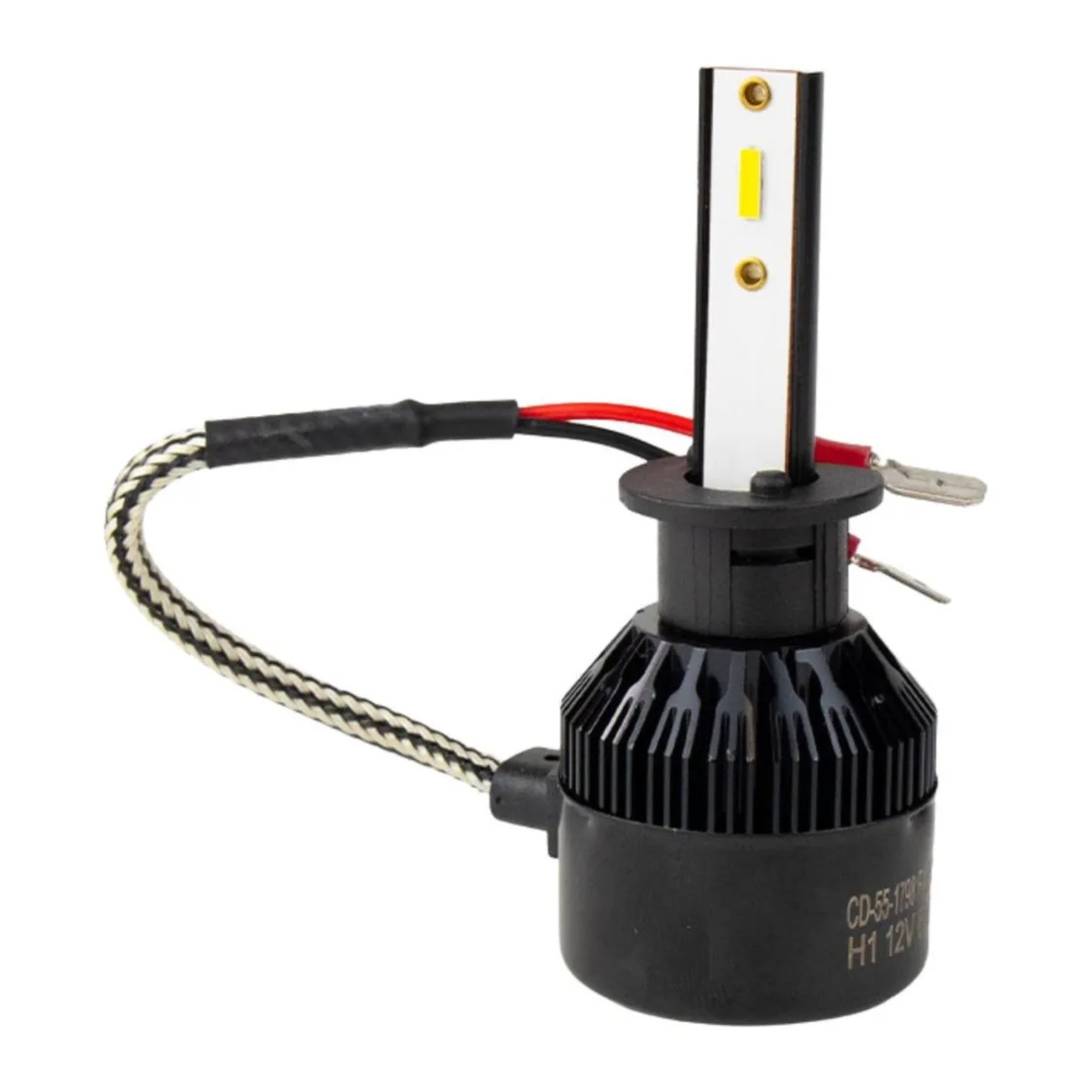 Lâmpada Automotiva Led Chip CSP 12V 6000K H1 com 2 unidades Code Tech One - KC-F-6115