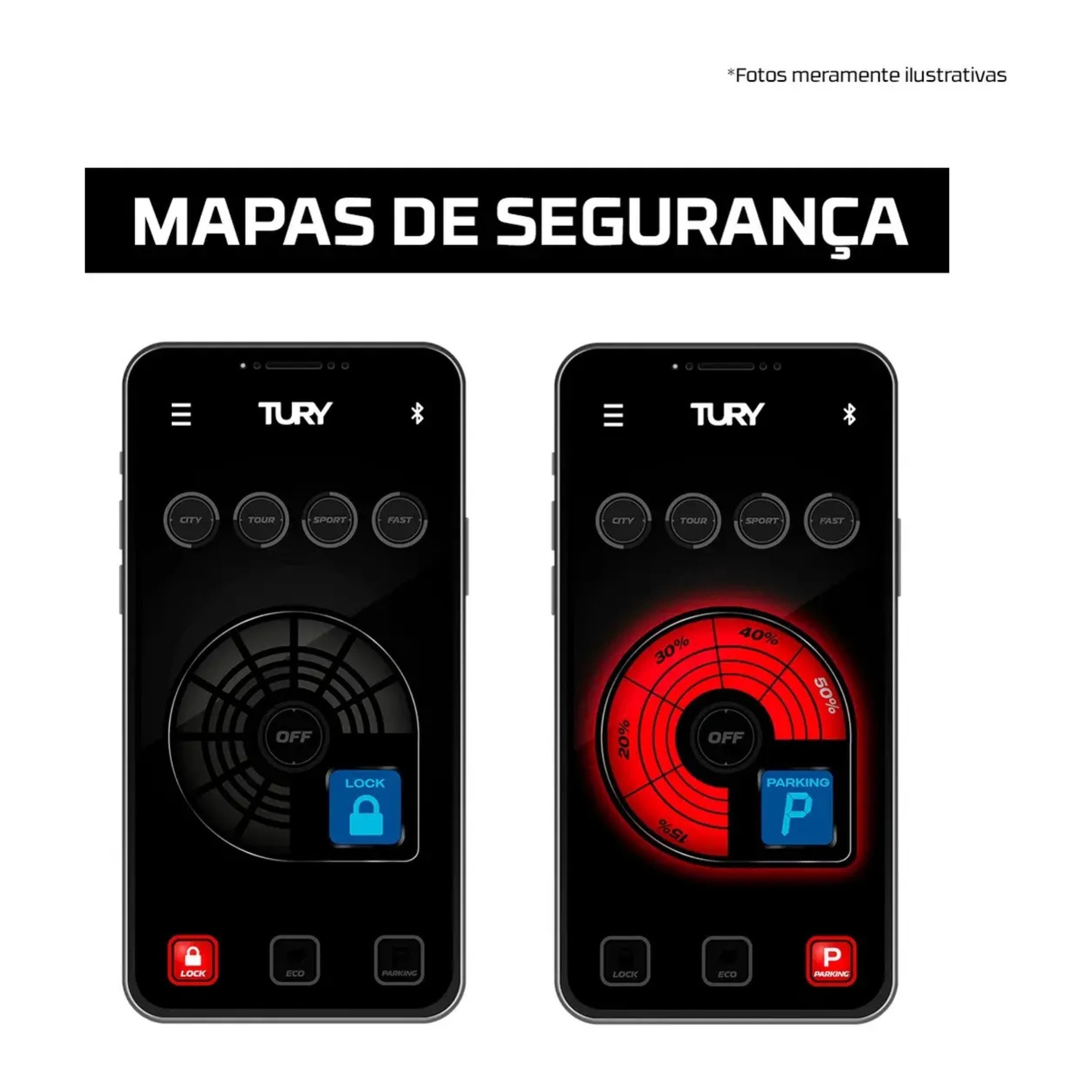 Módulo de Performance + Segurança compatível c/ Ram/Ka/Focus/Ecosport/Charger Tury - FAST_MAX_5.0F