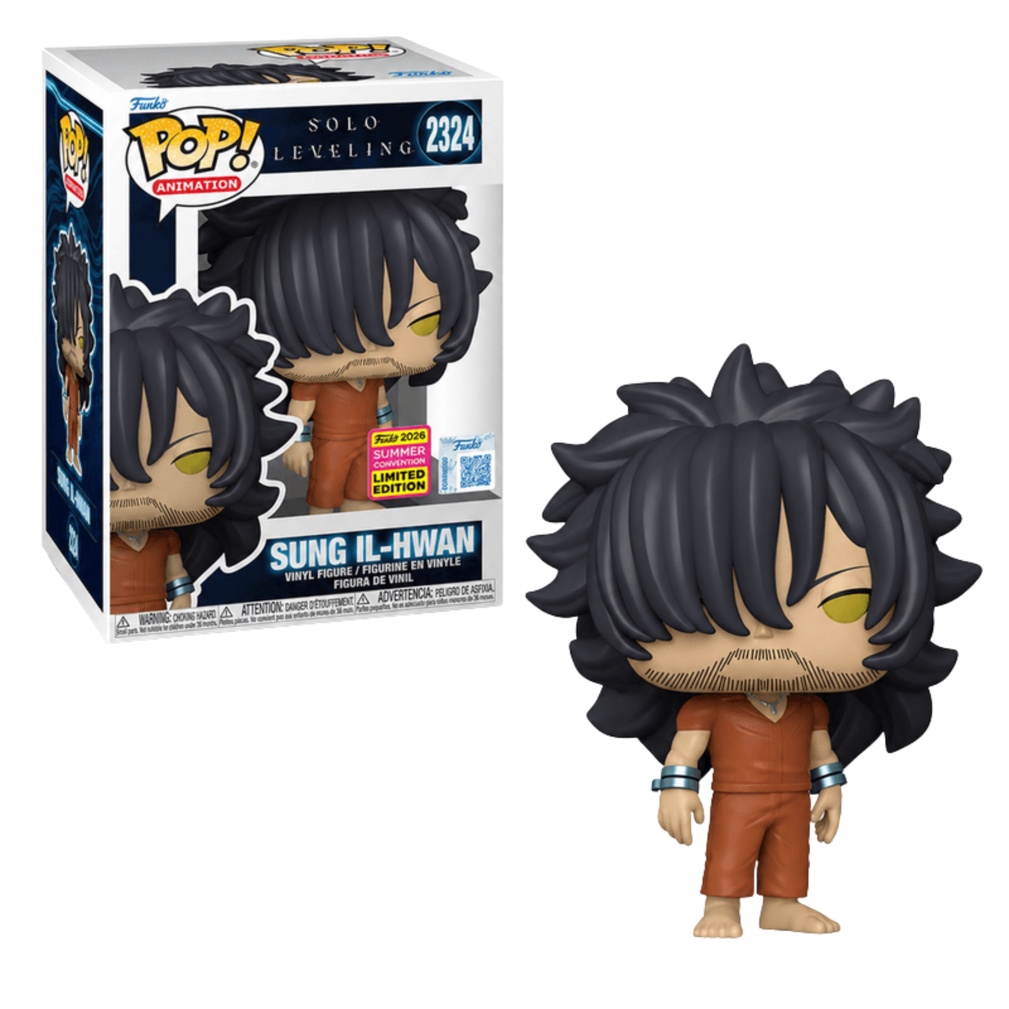 Boneco Funko Pop! Exclusivo SDCC Solo Leveling Sung II-Hwan Candide - 13101