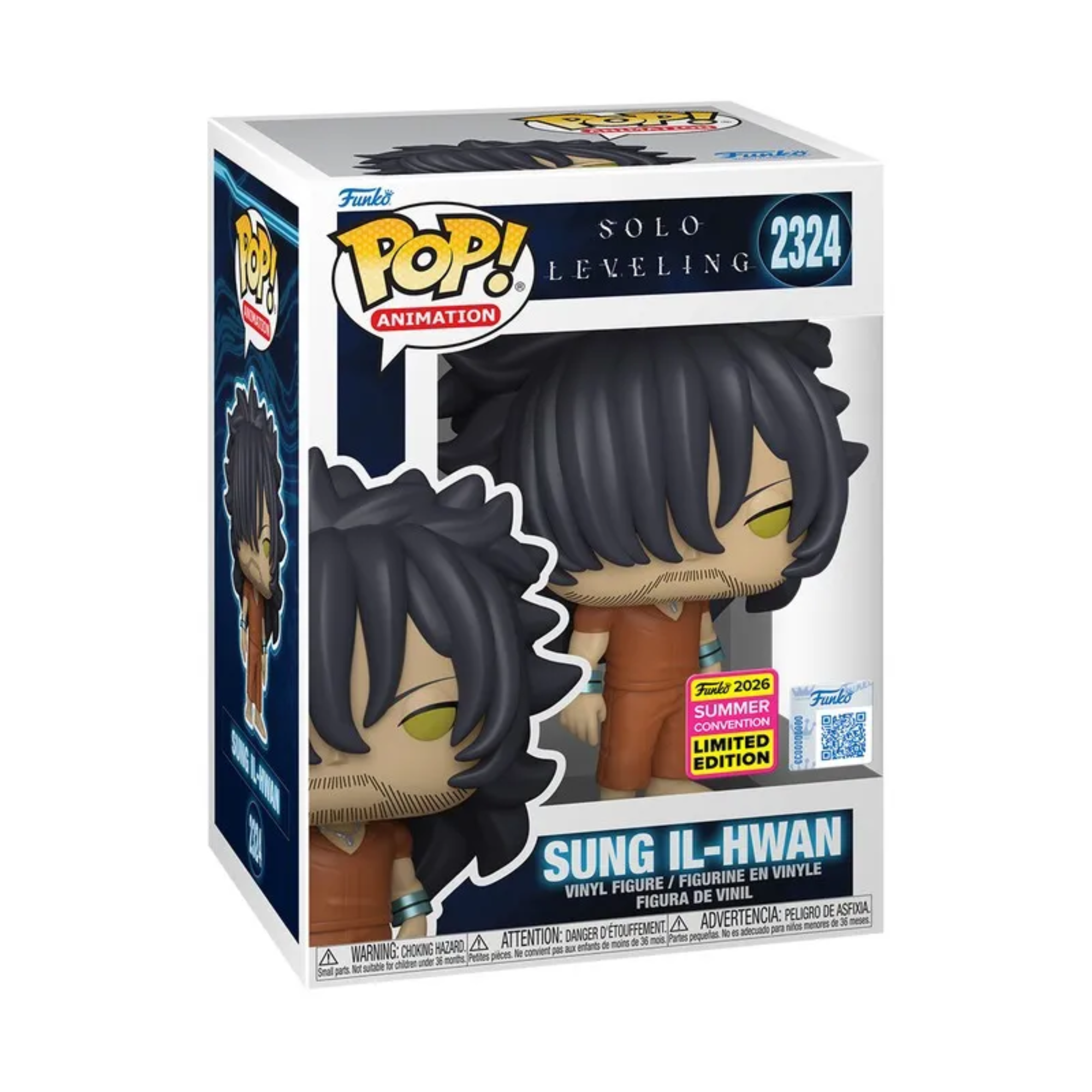 Boneco Funko Pop! Exclusivo SDCC Solo Leveling Sung II-Hwan Candide - 13101