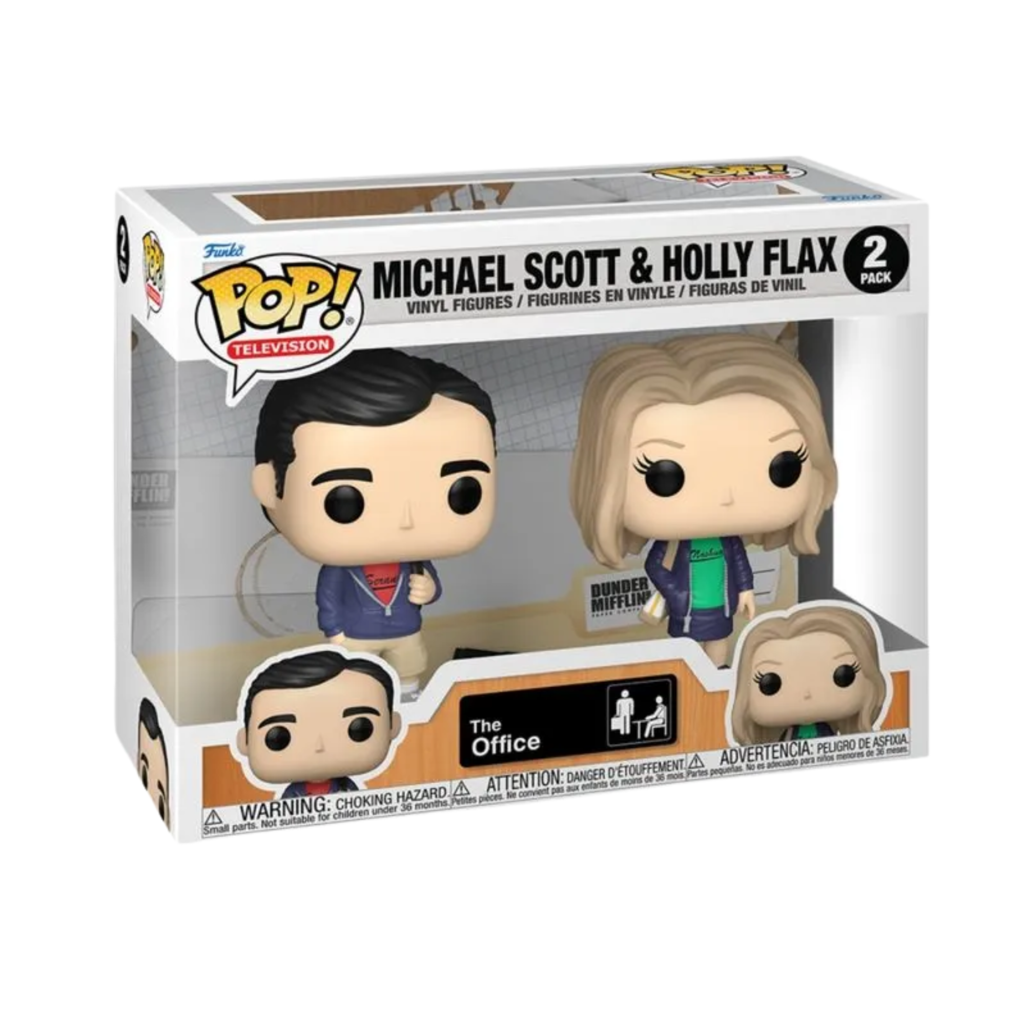 Boneco Funko Pop! The Office Michael & Holly no Picnic Candide - 12600