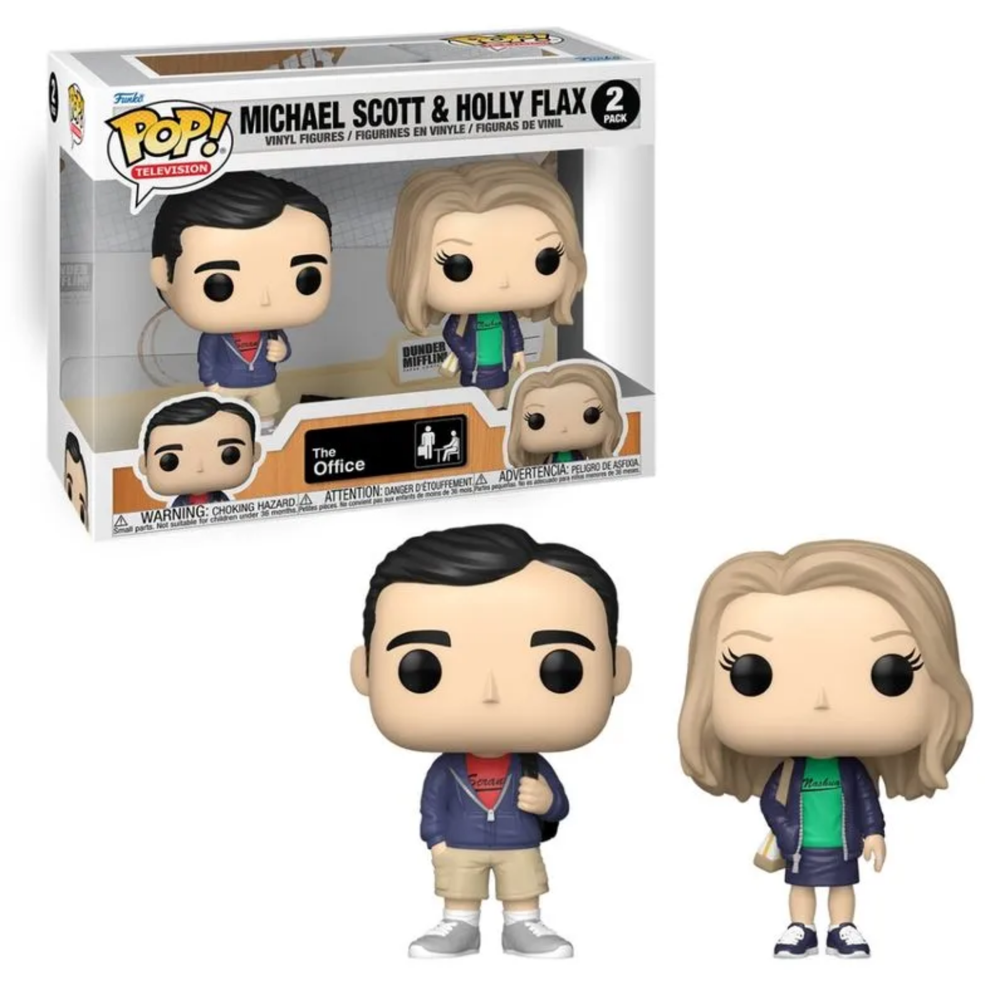 Boneco Funko Pop! The Office Michael & Holly no Picnic Candide - 12600