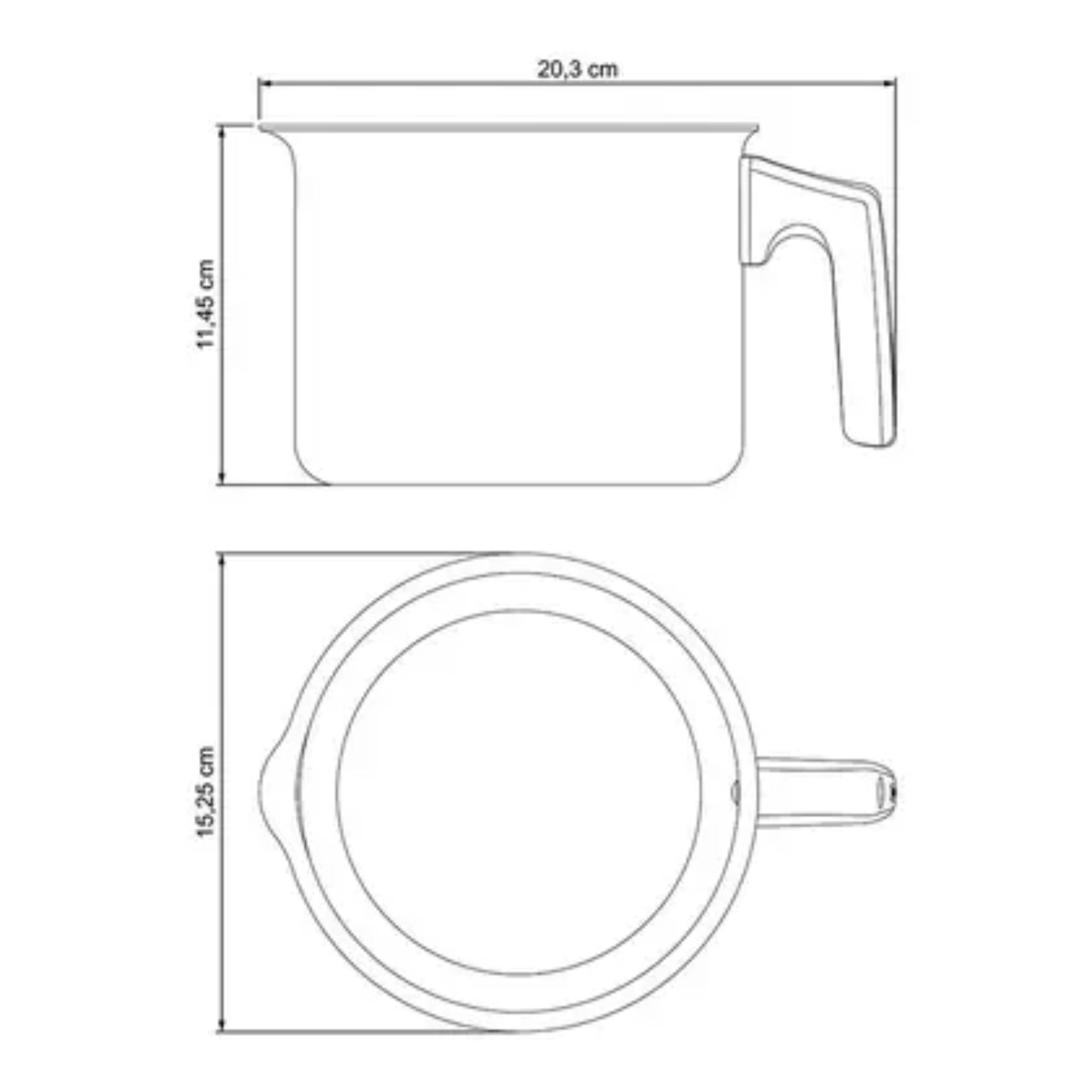 Fervedor 1,7L 14cm Alumínio Antiaderente Starflon Max Bege Tramontina  - 27805354