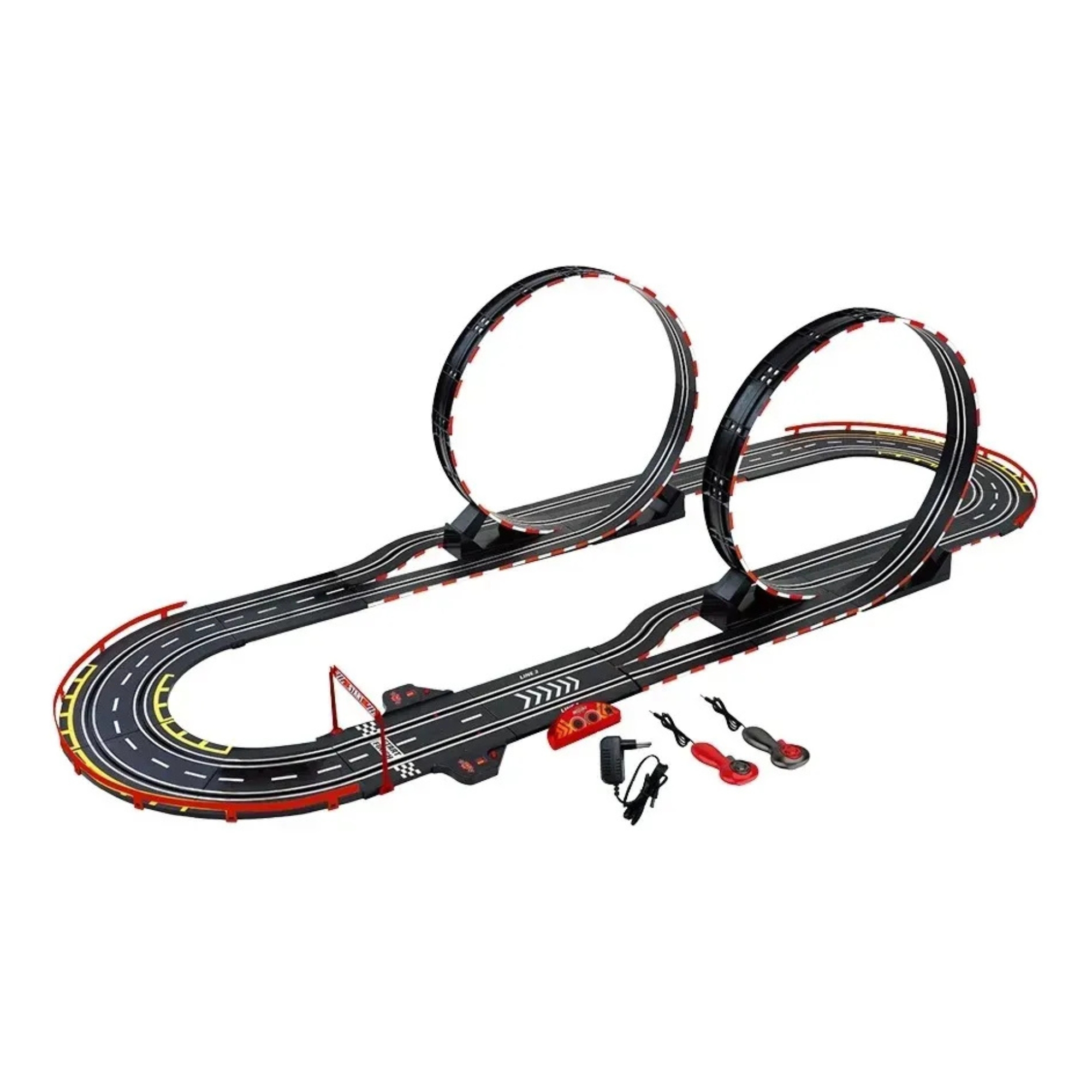 Pista de Autorama Batman Vs Coringa 5,6m Looping 360º 2 Carros Multikids - BR2643