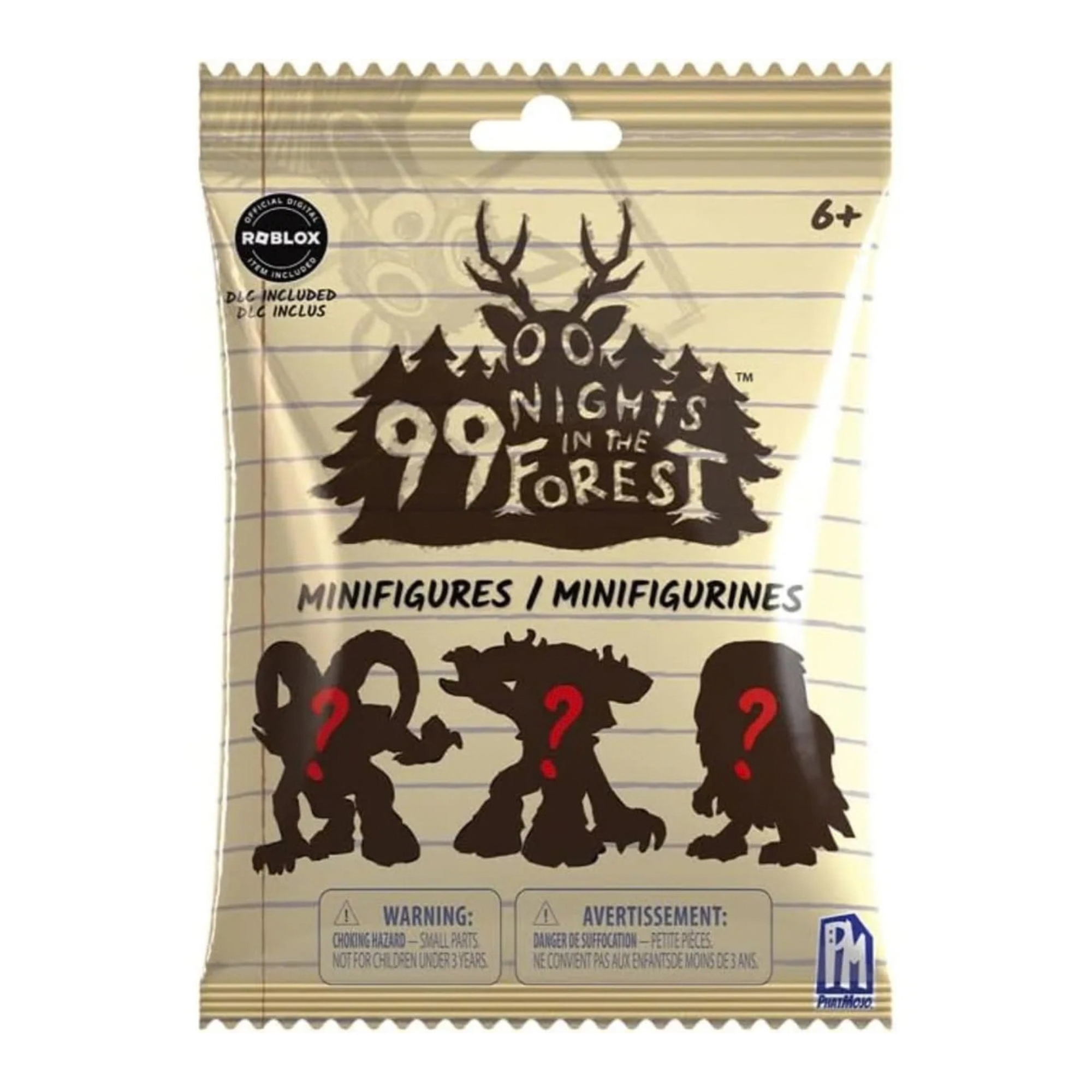 Mini Boneco Surpresa Roblox 99 Nights In The Forest Serie 1 Multikids - BR2816