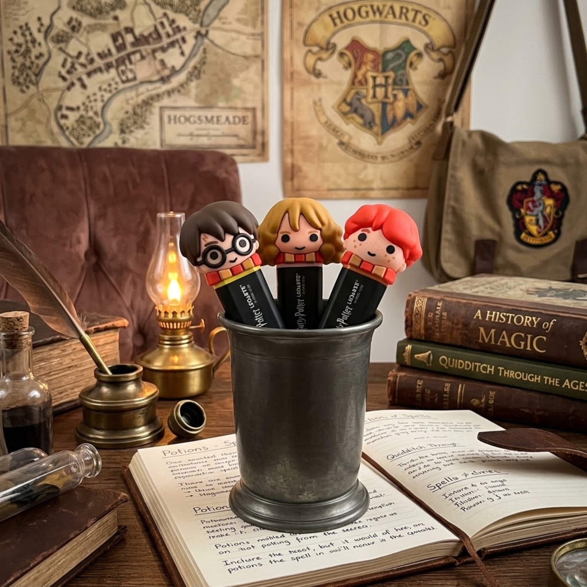 Marca Texto Mini 3D Harry Potter Display c/24un Leoarte Leonora - 10722
