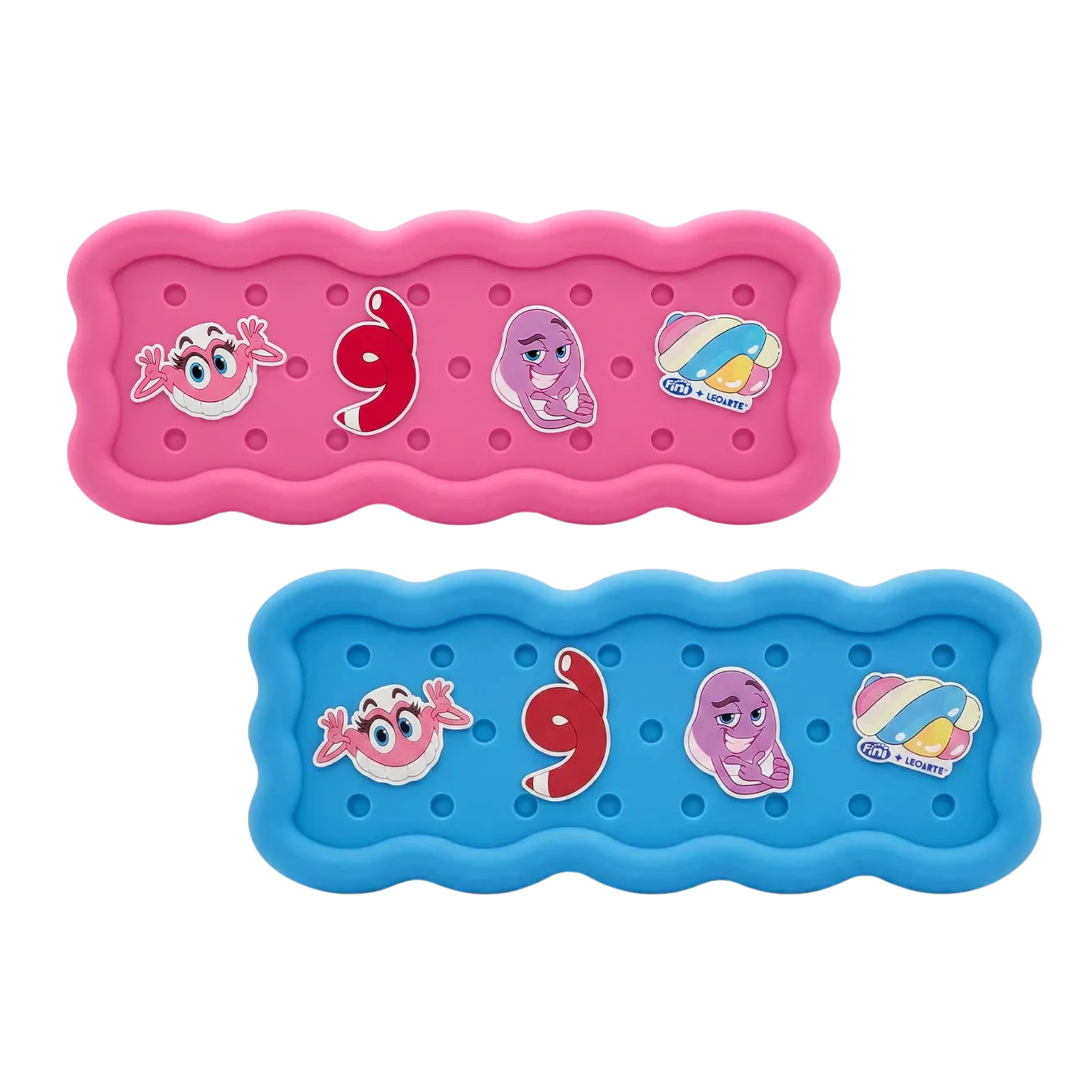Estojo de Silicone com Pins Fini Leo&Leo Sortido e Unitário Leonora - 10850