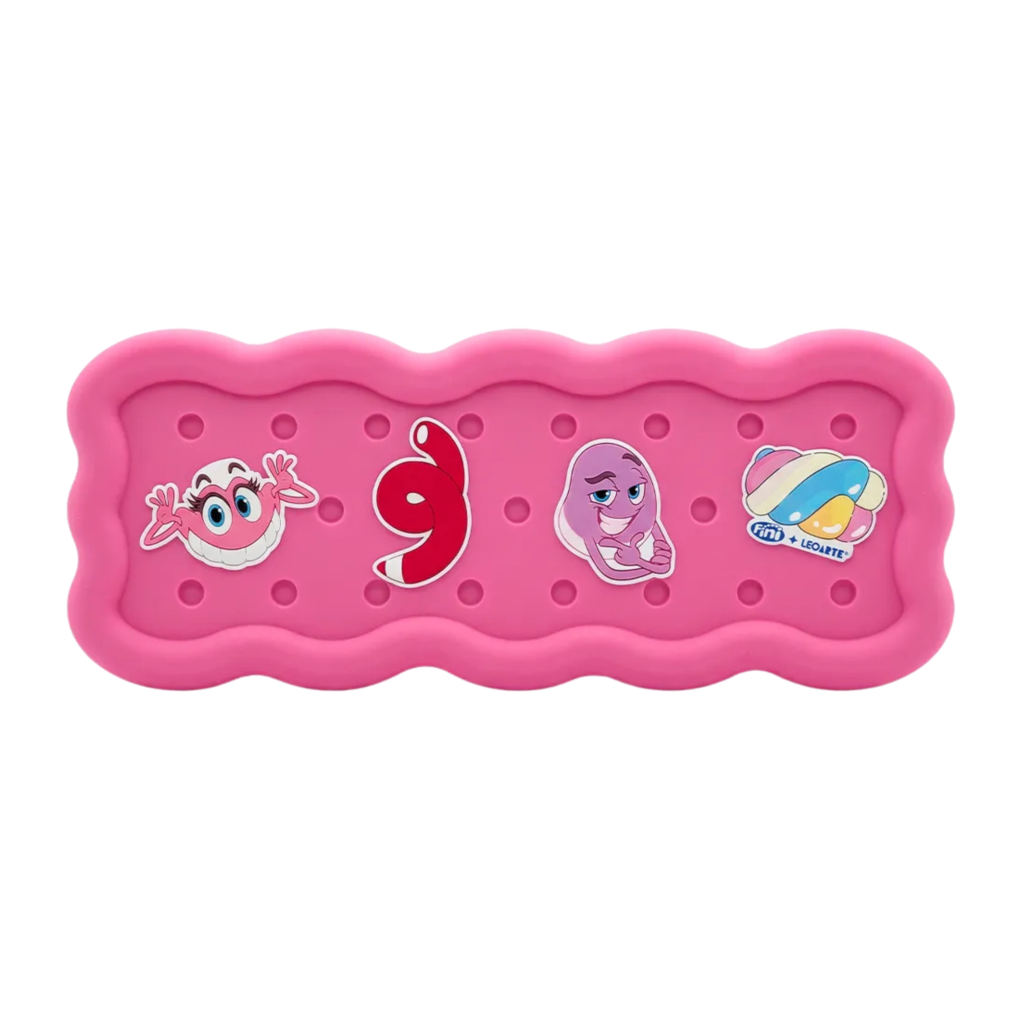 Estojo de Silicone com Pins Fini Leo&Leo Sortido e Unitário Leonora - 10850