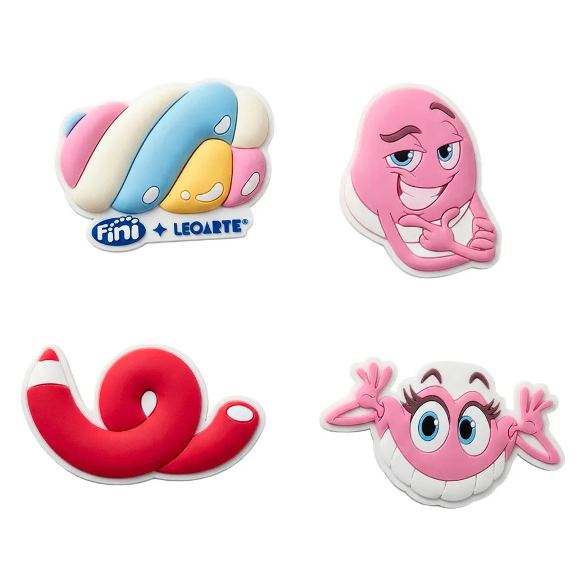 Estojo de Silicone com Pins Fini Leo&Leo Sortido e Unitário Leonora - 10850