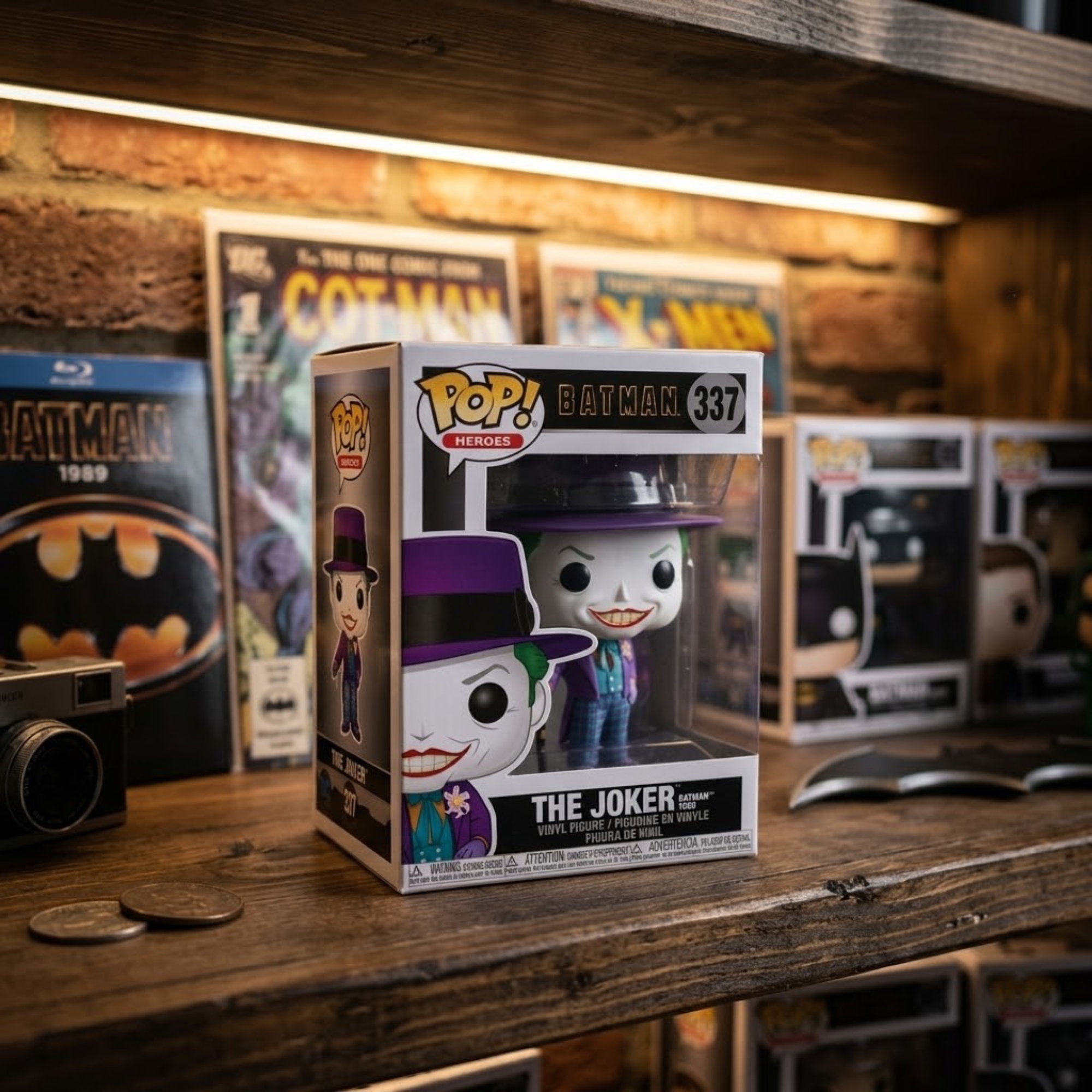 Boneco Funko Pop! DC Comics - Batman 1989 - Coringa Candide - 11203