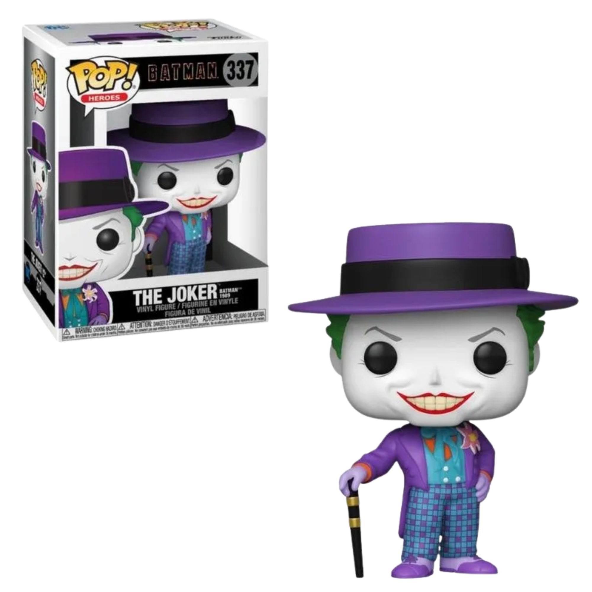Boneco Funko Pop! DC Comics - Batman 1989 - Coringa Candide - 11203