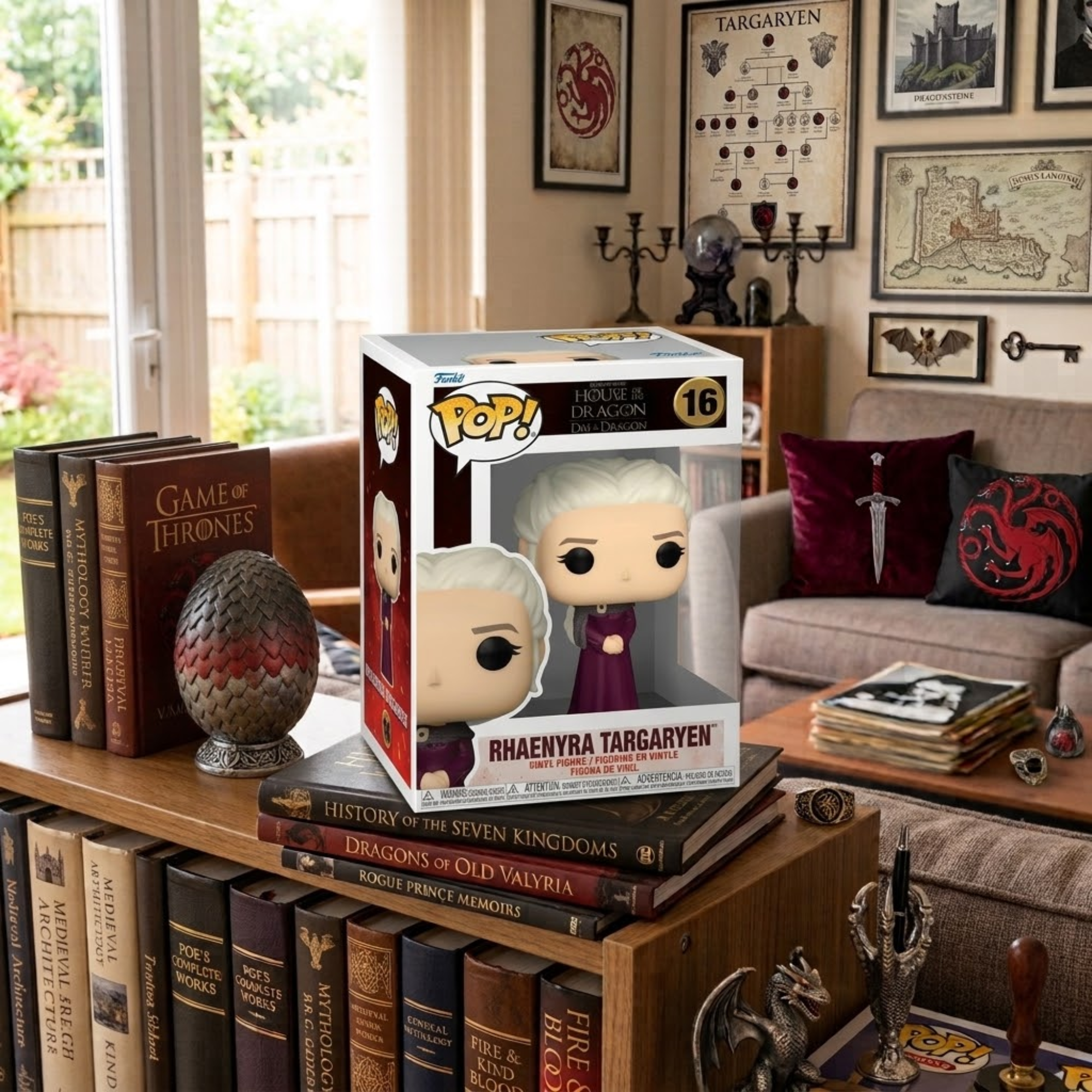 Boneco Funko Pop! A Casa do Dragão  Rhaenyra com Vestido Roxo Candide - 11598
