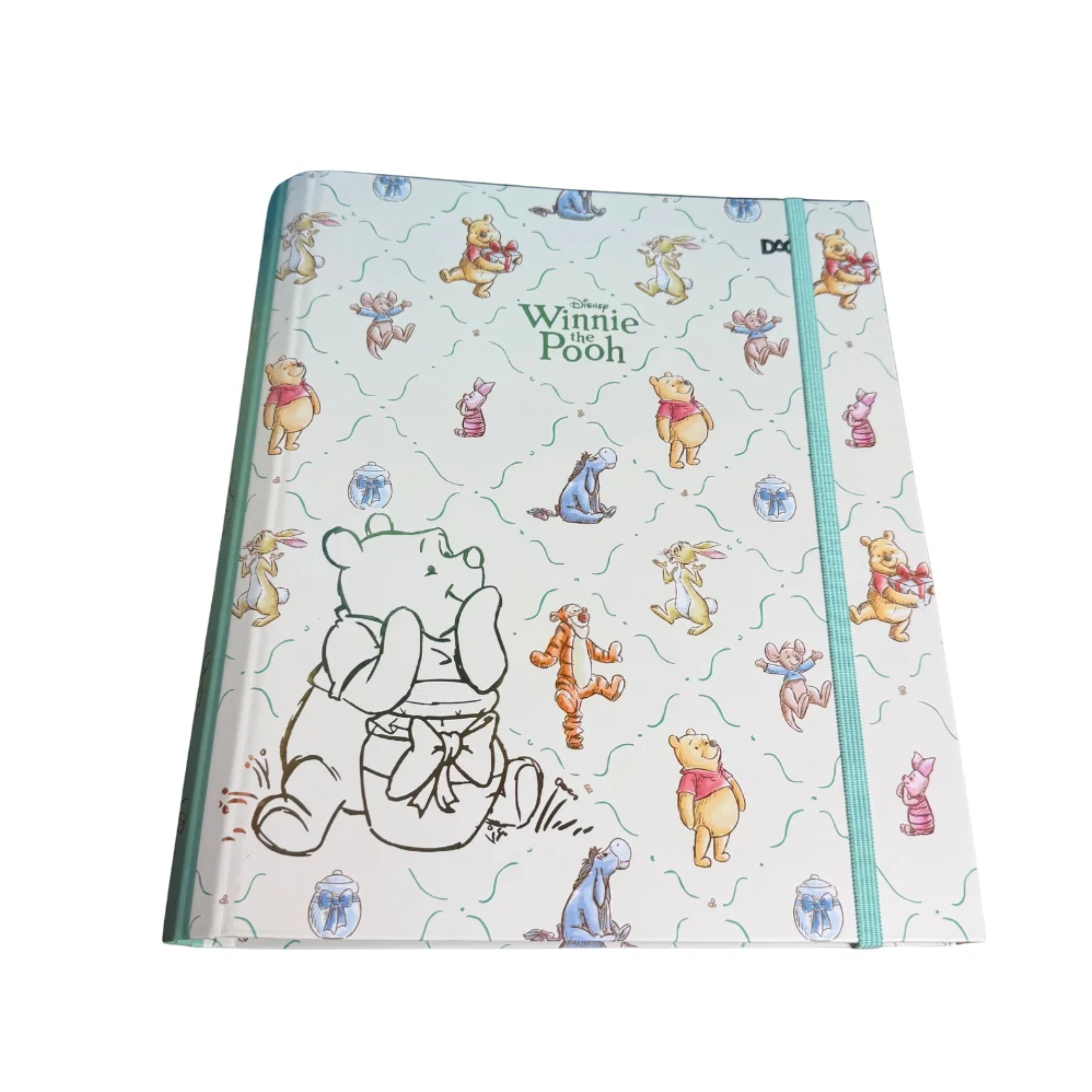 Caderno Argolado Universitário Pooh c/ 5 Divisórias DAC - 5899