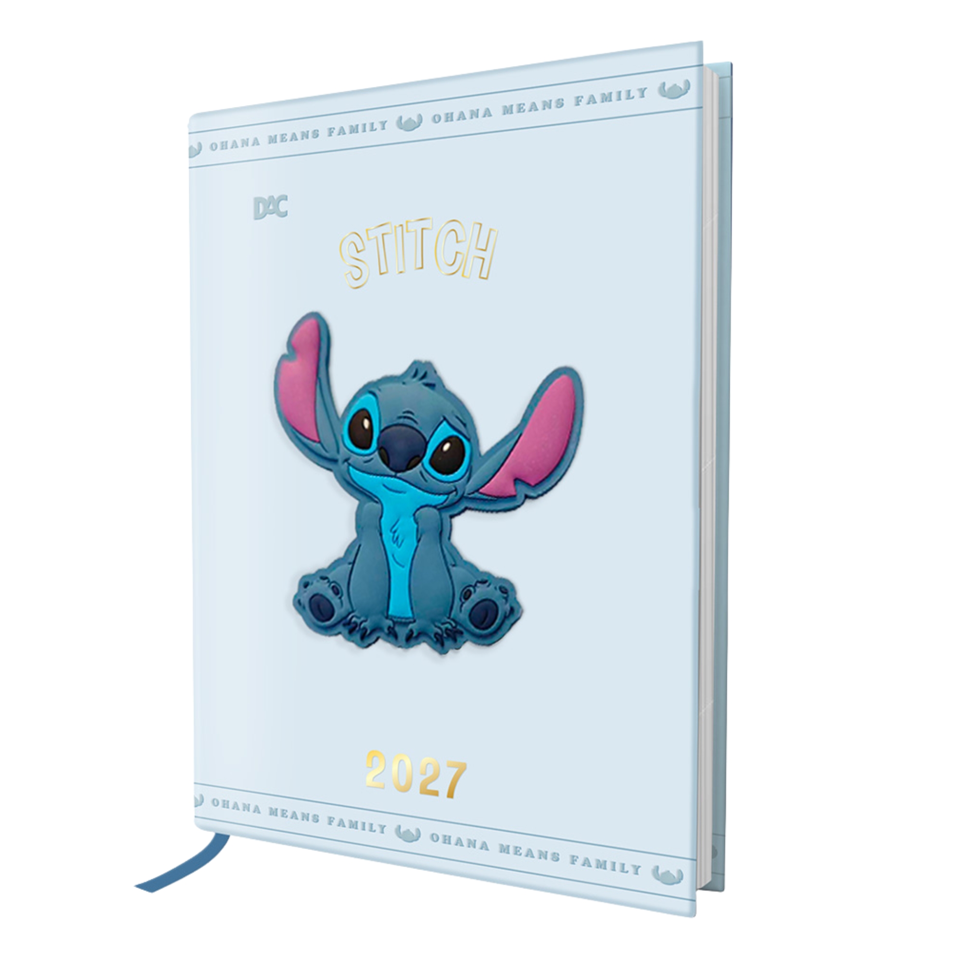 Agenda Grande Stitch 2027 A5 Capa Almofadada DAC - 5681