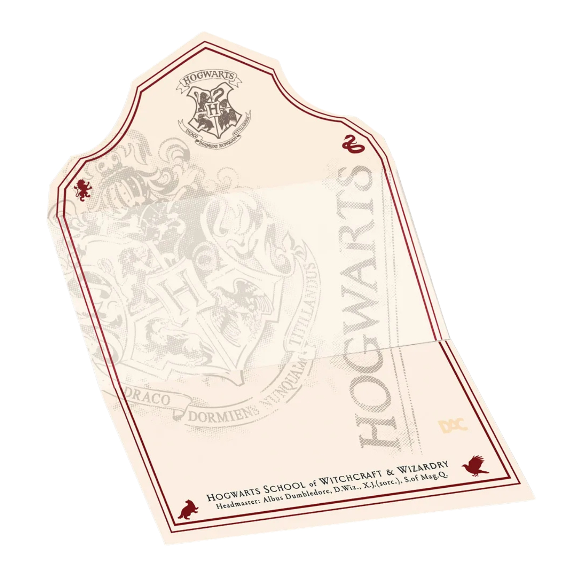 Bloco Papel de Carta Universitário Harry Potter c/ 48 folhas DAC - 5066