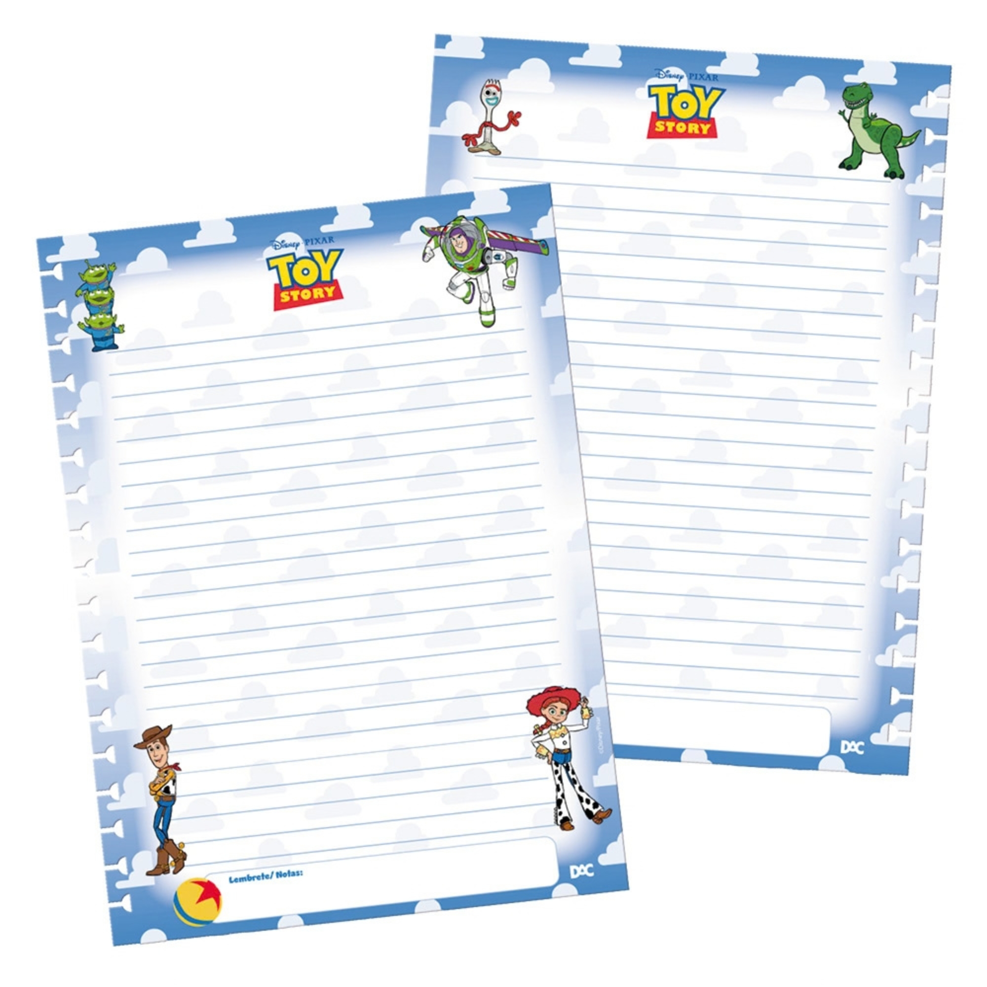Caixa Criativa Toy Story c/ Caderno Smart + Acessório para Caneta DAC - 5686