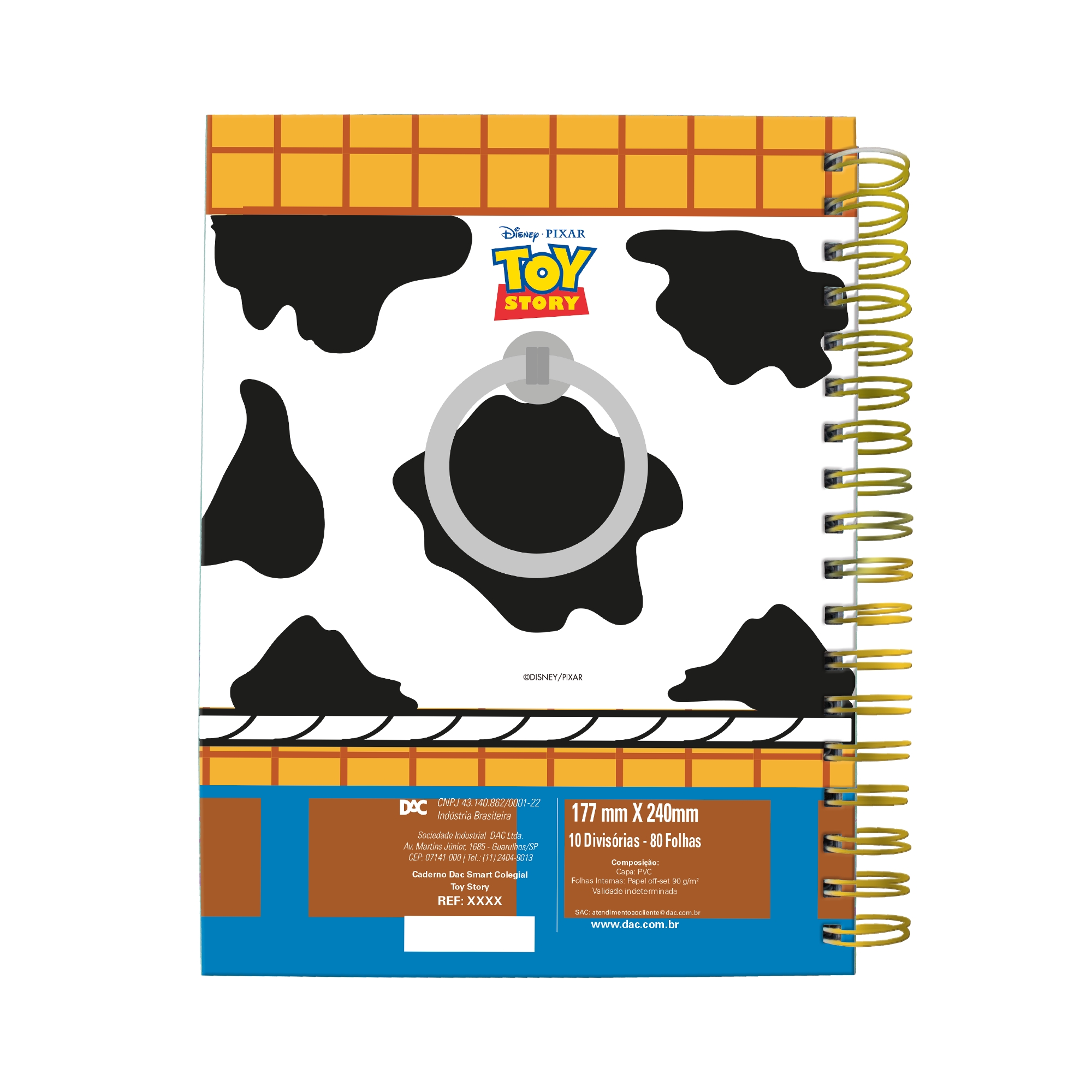 Caixa Criativa Toy Story c/ Caderno Smart + Acessório para Caneta DAC - 5686