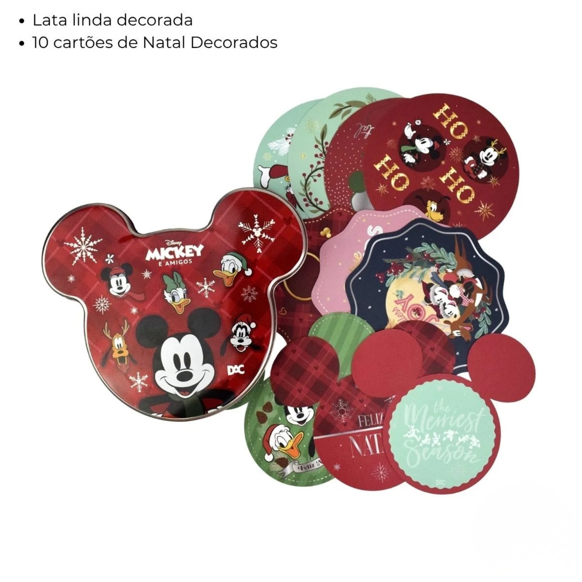 Lata Colecionável Disney Mickey e Amigos DAC - 5664