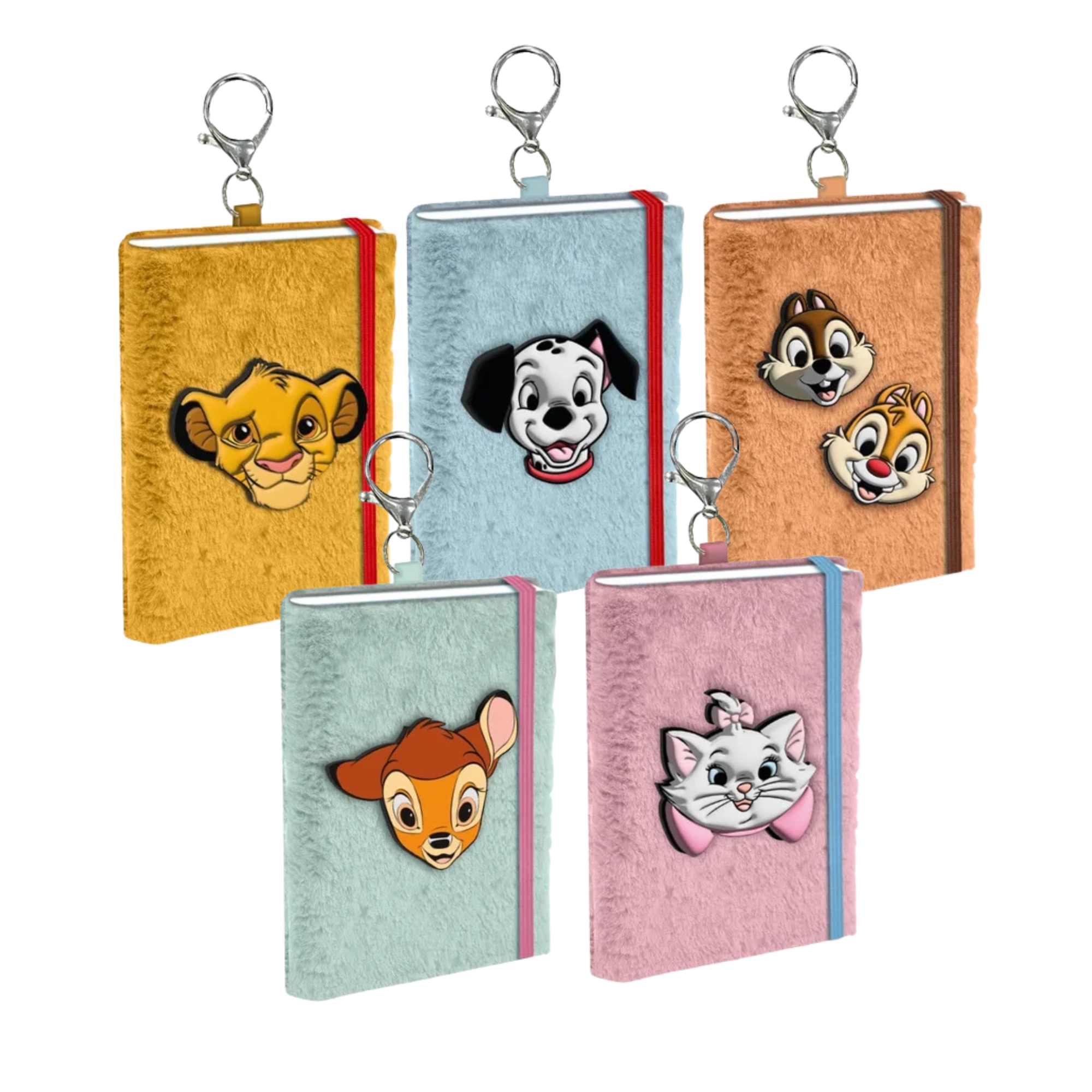 Mini Caderno Puffy Disney Clássicos Sortido e Unitário DAC - 5634