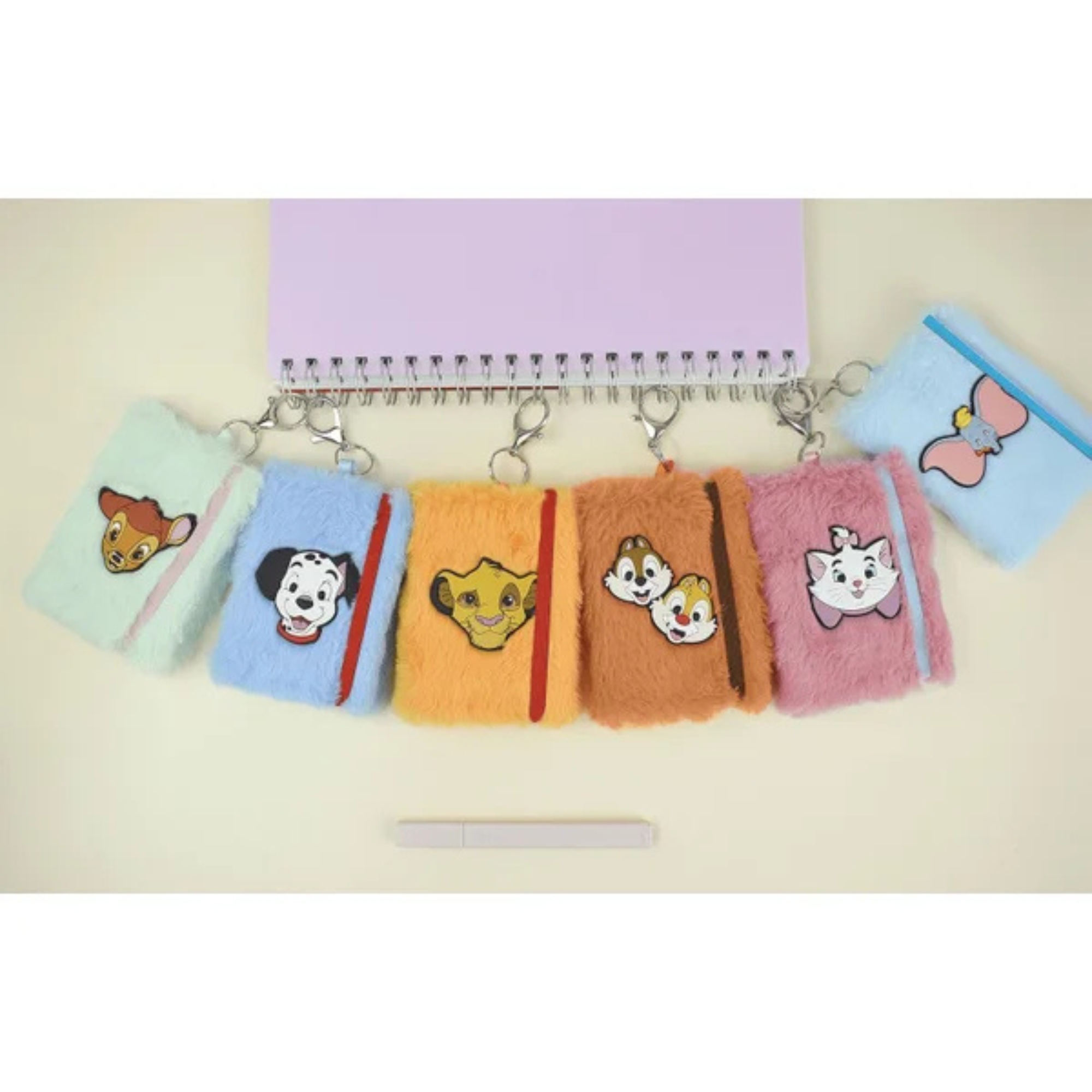 Mini Caderno Puffy Disney Clássicos Sortido e Unitário DAC - 5634
