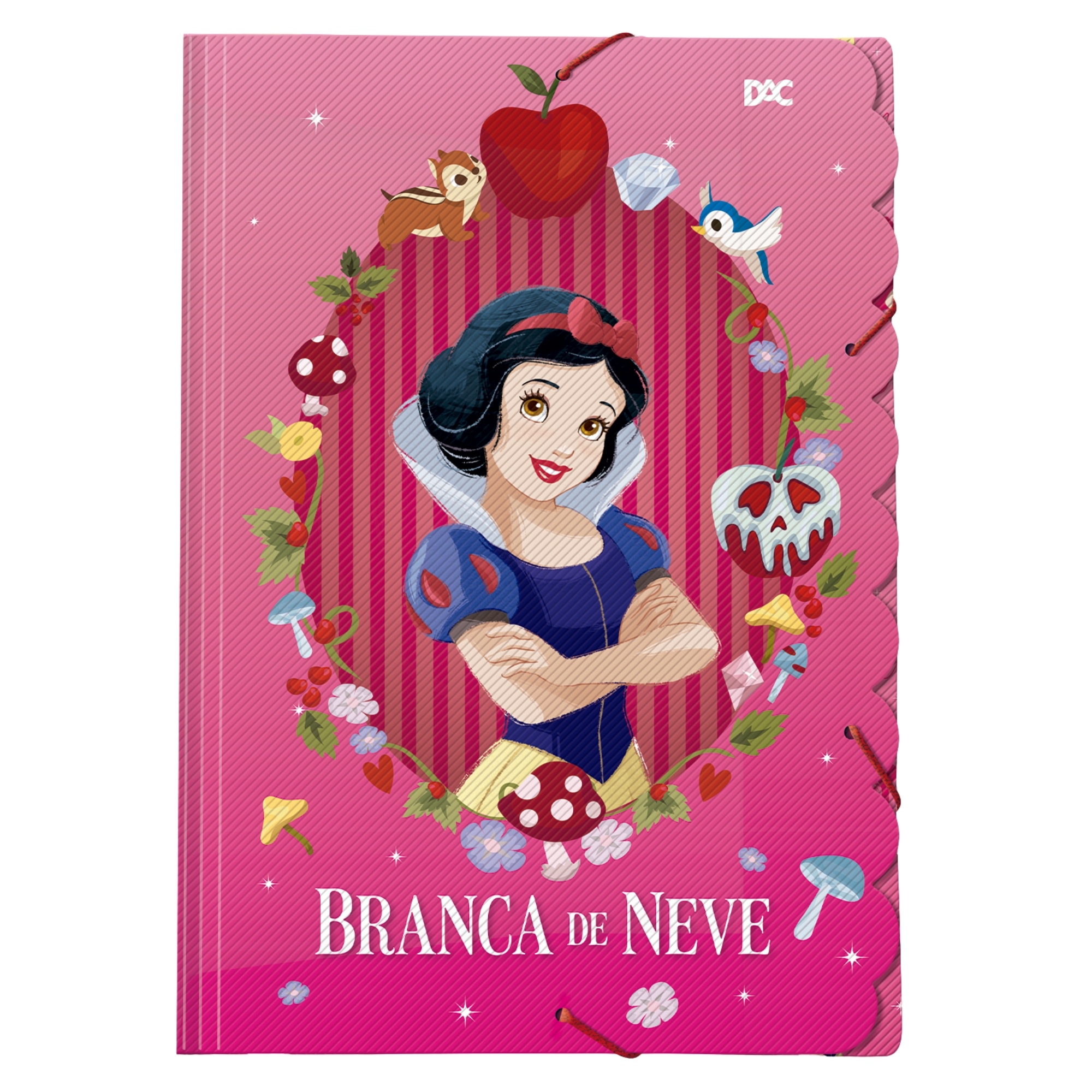 Pasta Aba Elástica Princesas Disney Sortida e Unitária DAC - 5774