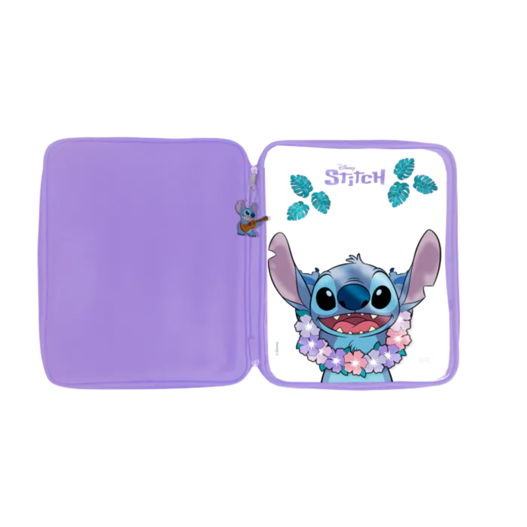 Porta Caderno Universitário Stitch c/ Bolsos Internos DAC - 5580