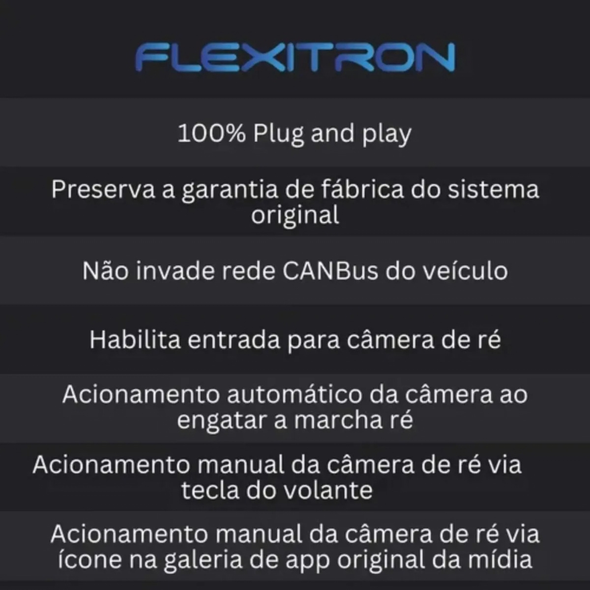 Interface para Câmera de Ré Pulse 2022/Fastback 2025 Flexitron - FIC FI-14 60801583
