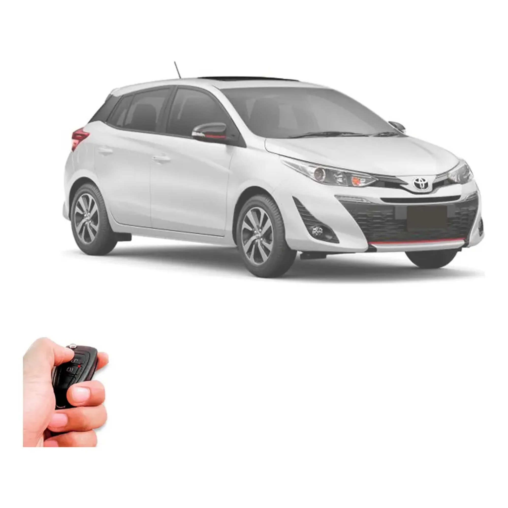 Módulo de Automação de Teto Solar Yaris XLS A partir de 2018 FTS TY-YA 1.0 Flexitron - 60800923