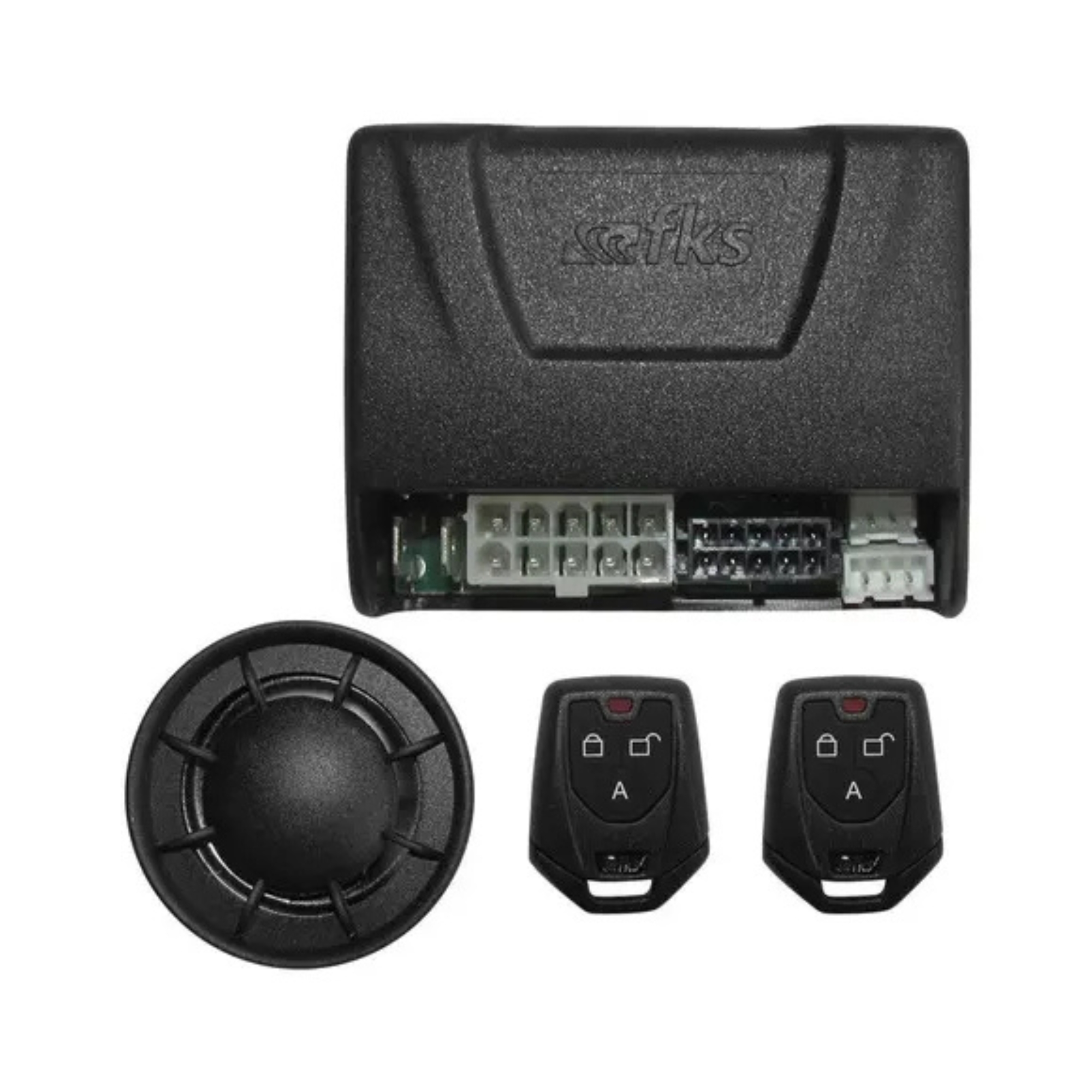 Alarme Universal sem Bateria 12/24v com Sirene e Kit de Instalação FK902 12/24 FKS - 30800353