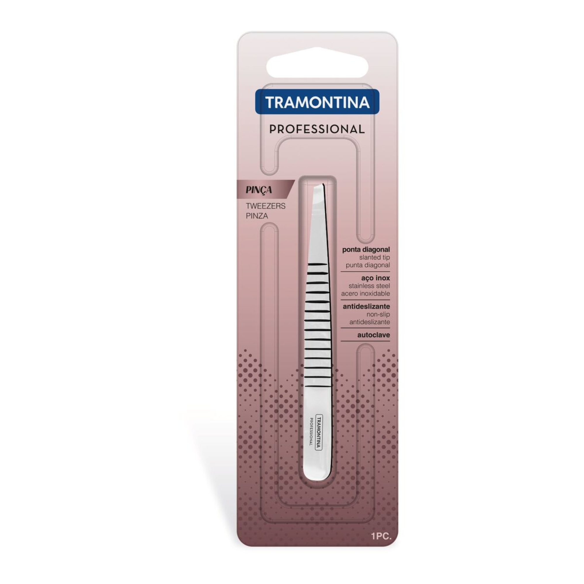 Kit Cuidados Básicos Higiene com Cortador Tesoura de Unhas Pinça Sobrancelha Tramontina