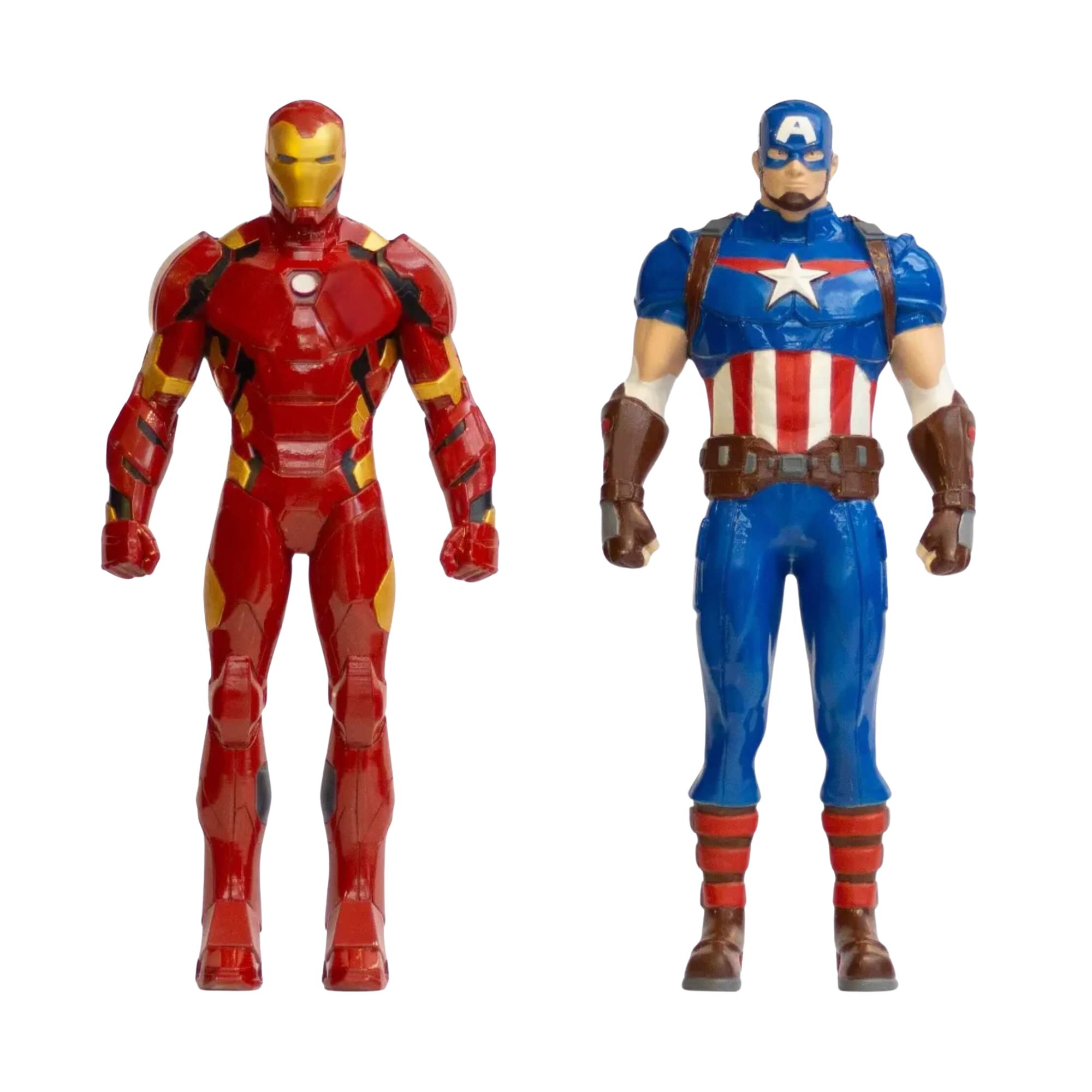Kit Bonecos Marvel Extreme 45cm Homem de Ferro e Capitão América Guerra Civil - Mimos Toys
