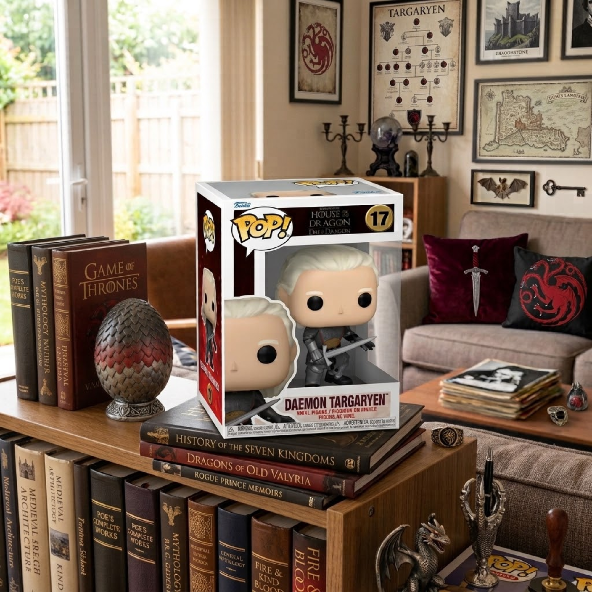 Kit Funko Daemon  e Rhaenyra - Bonecos Colecionáveis