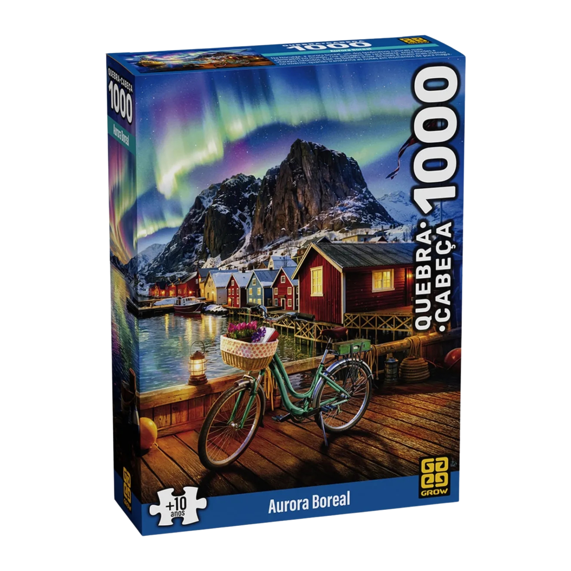 Quebra-Cabeça Aurora Boreal 1000 Peças Grow - 05178