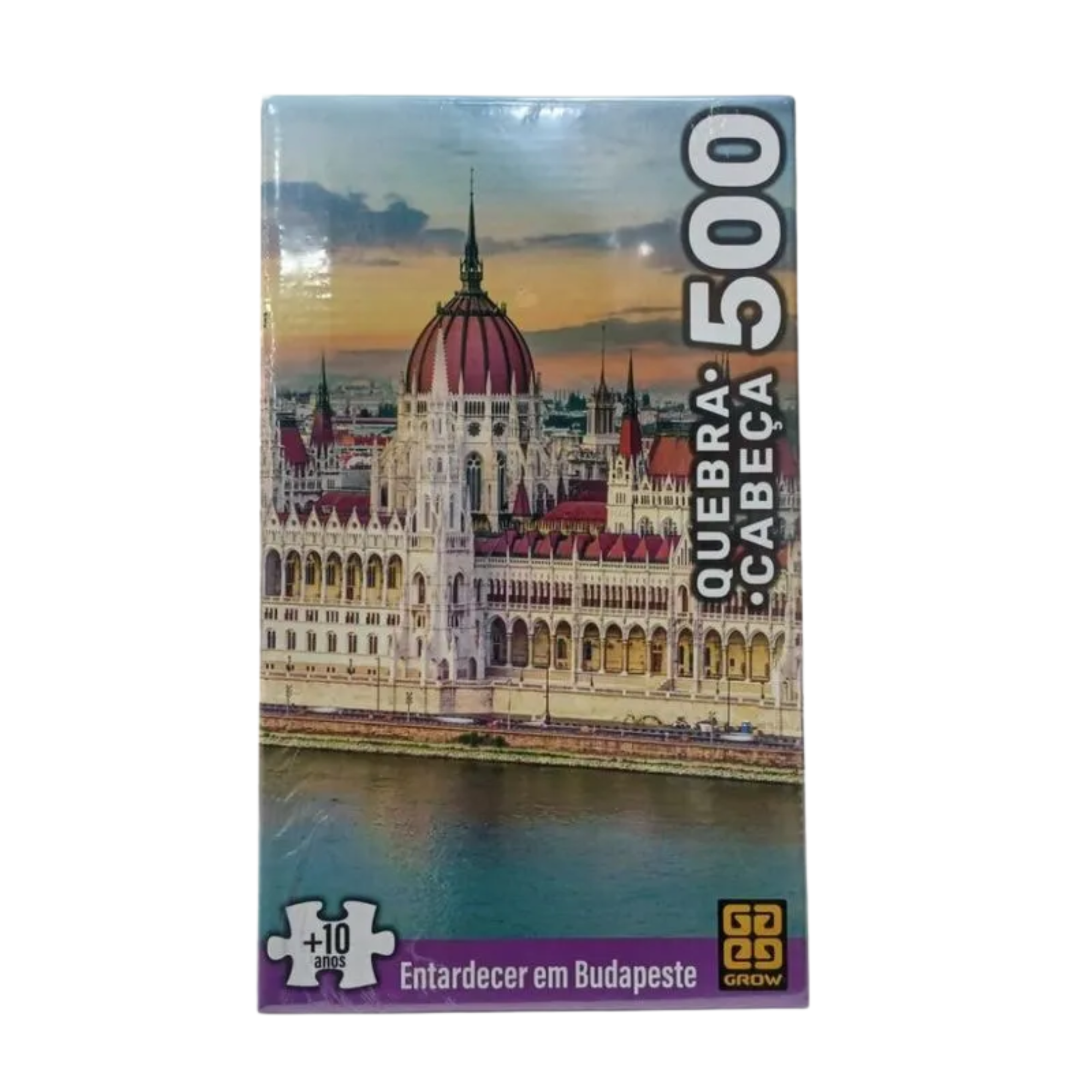 Quebra-Cabeça Entardecer em Budapeste 500 Peças Grow - 05160