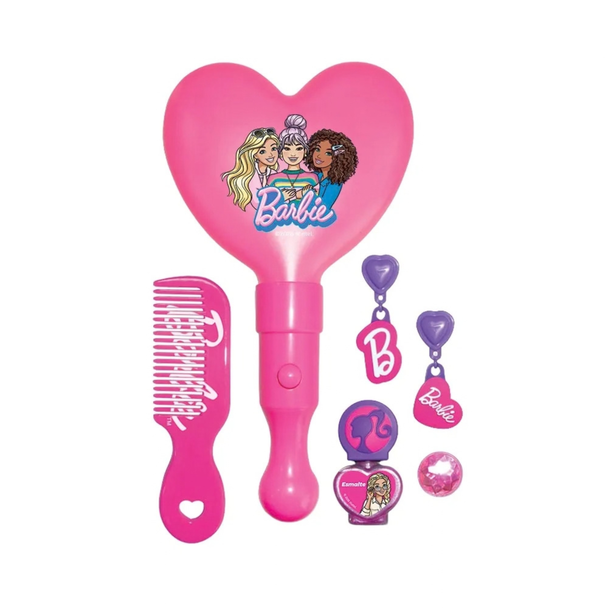 Espelho Magic Mirror com Luz Barbie Multikids - BR2592