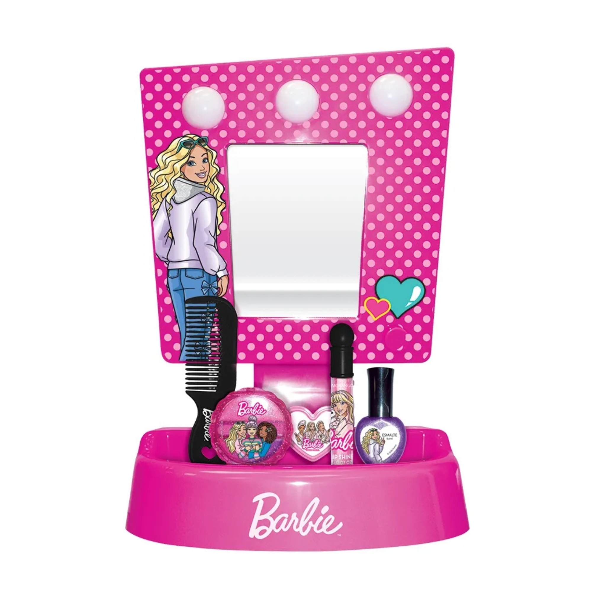 Camarim Dream Vanity com Luz Barbie Multikids - BR2593