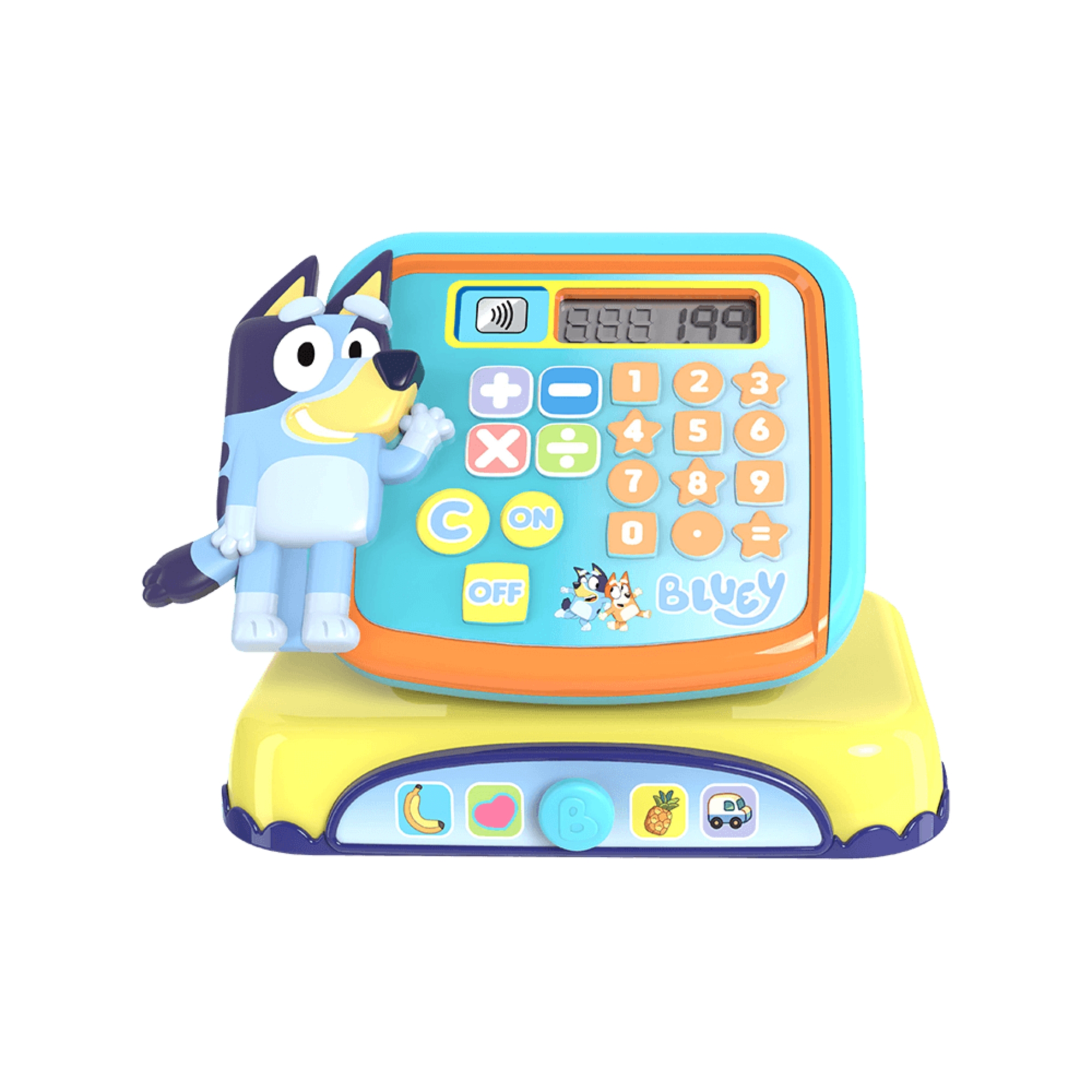 Brinquedo Caixa Registradora Infantil Bluey com Acessórios, Som e Luz Multikids - BR2675