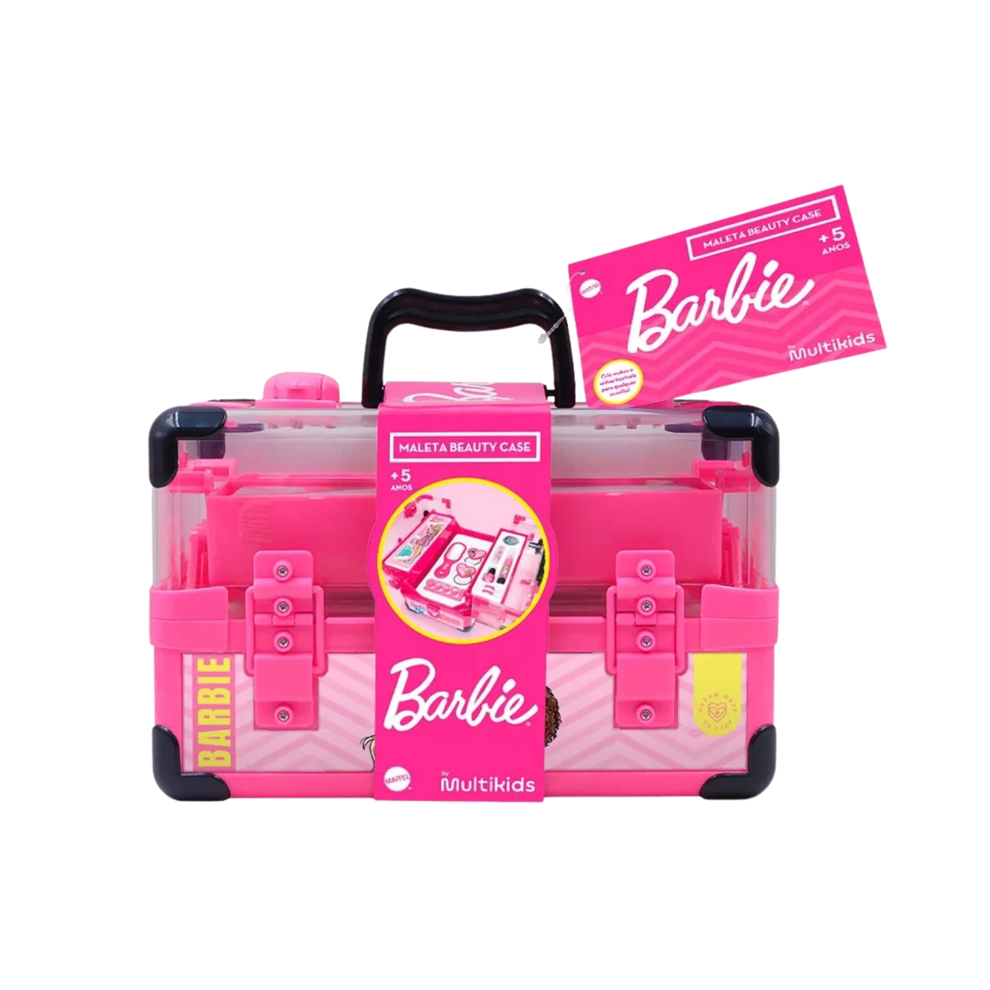 Maleta Barbie Beauty Case Completa de Maquiagem Multikids - BR2594