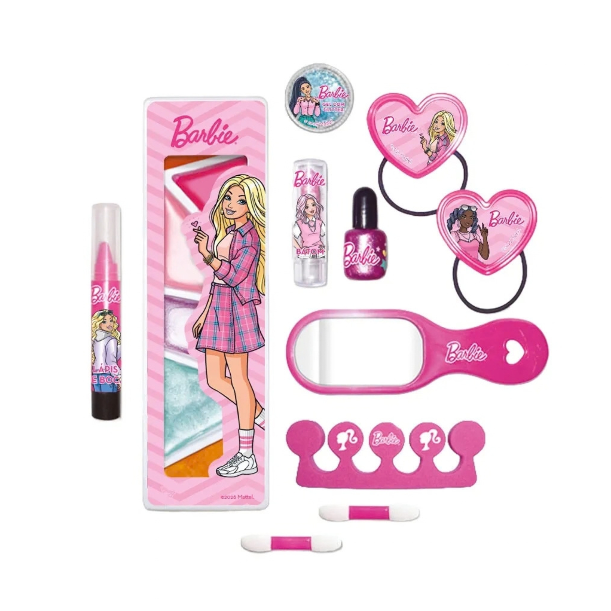 Maleta Barbie Beauty Case Completa de Maquiagem Multikids - BR2594