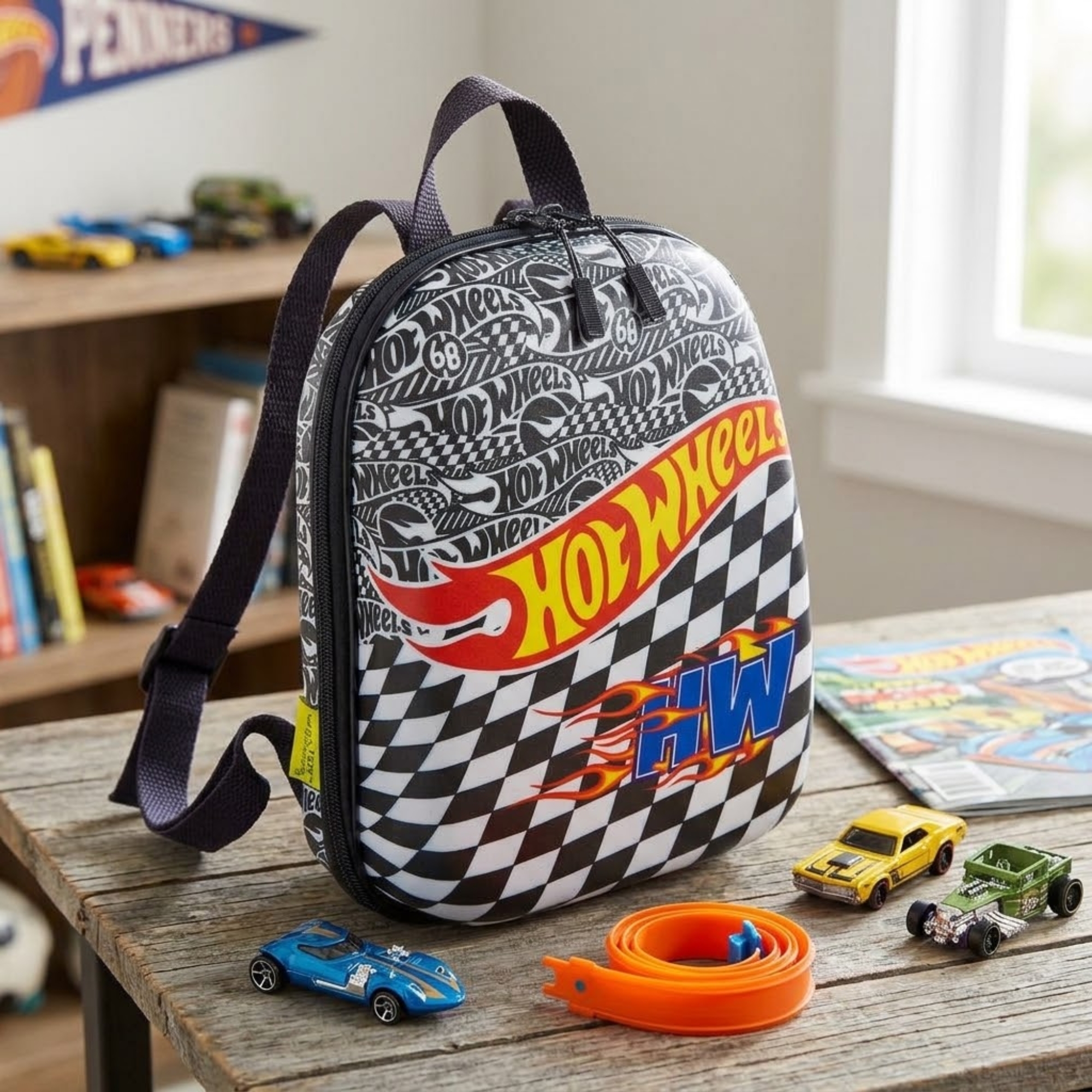 Mochila Infantil Hot Wheels com Alça de Costas Diplomata - 2500XA23