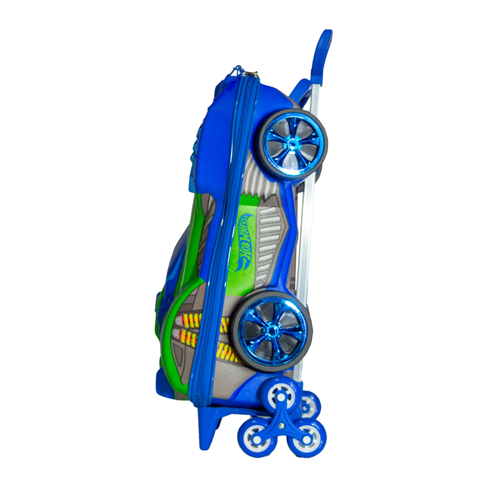 Mala Infantil Hot Wheels Dune a Soar Motor Azul com Rodinha Tripla Diplomata - 2510AM25