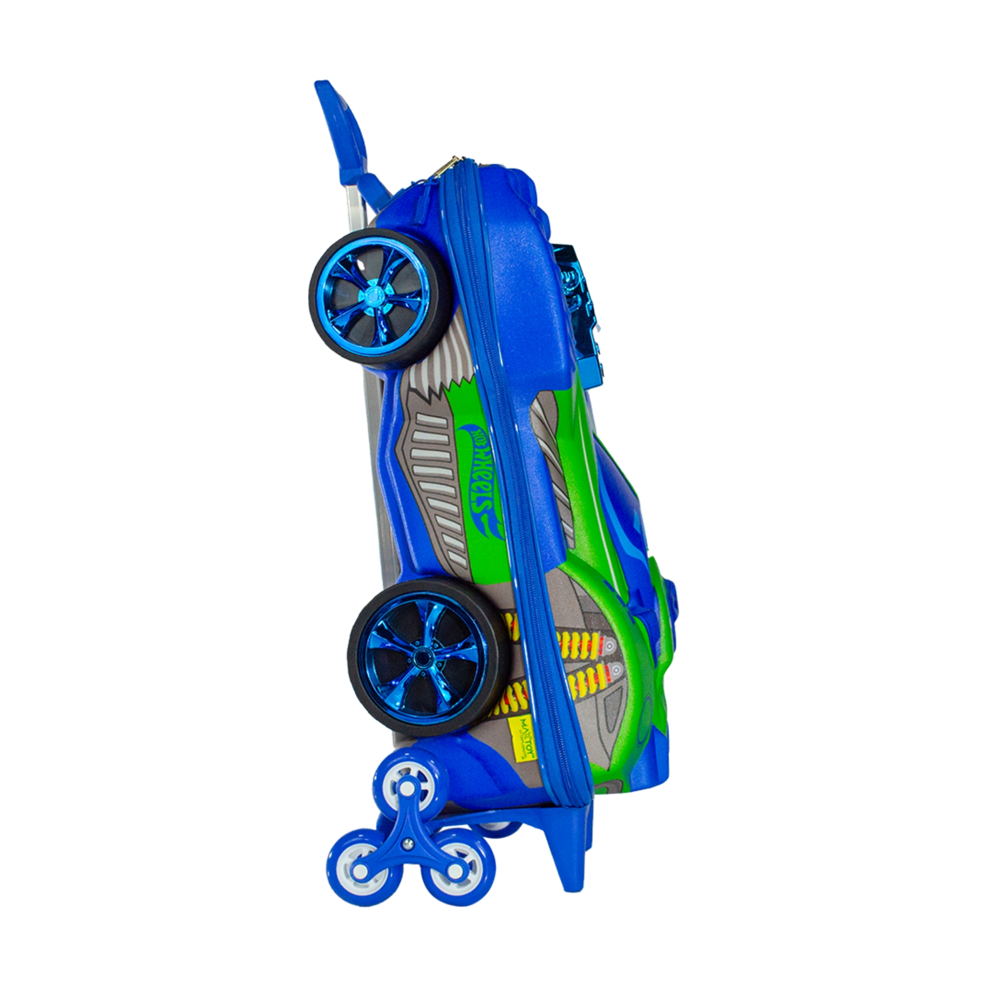 Mala Infantil Hot Wheels Dune a Soar Motor Azul com Rodinha Tripla Diplomata - 2510AM25
