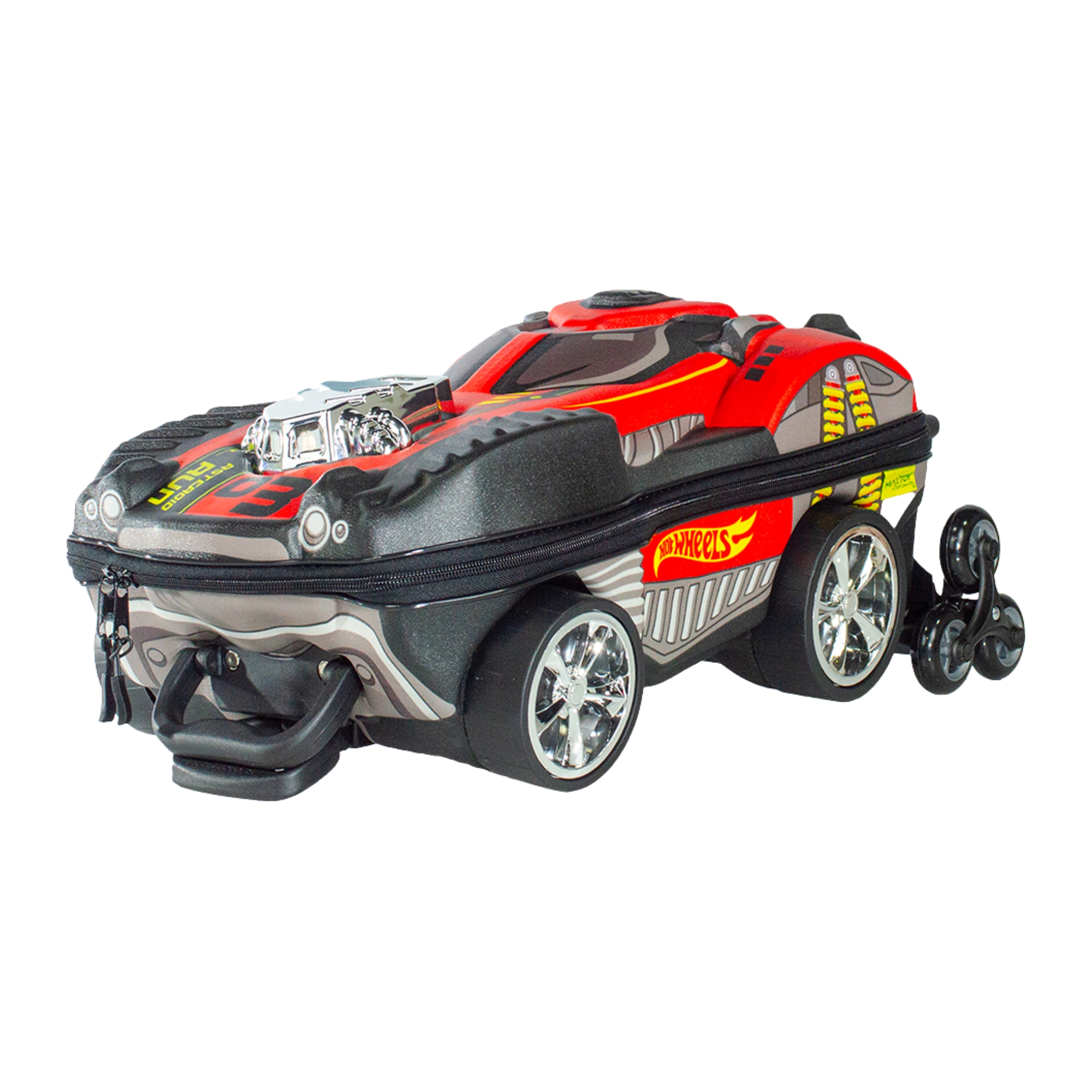 Mala Infantil Hot Wheels Dune a Soar Motor Cromo com Rodinha Tripla Diplomata - 2510BM25